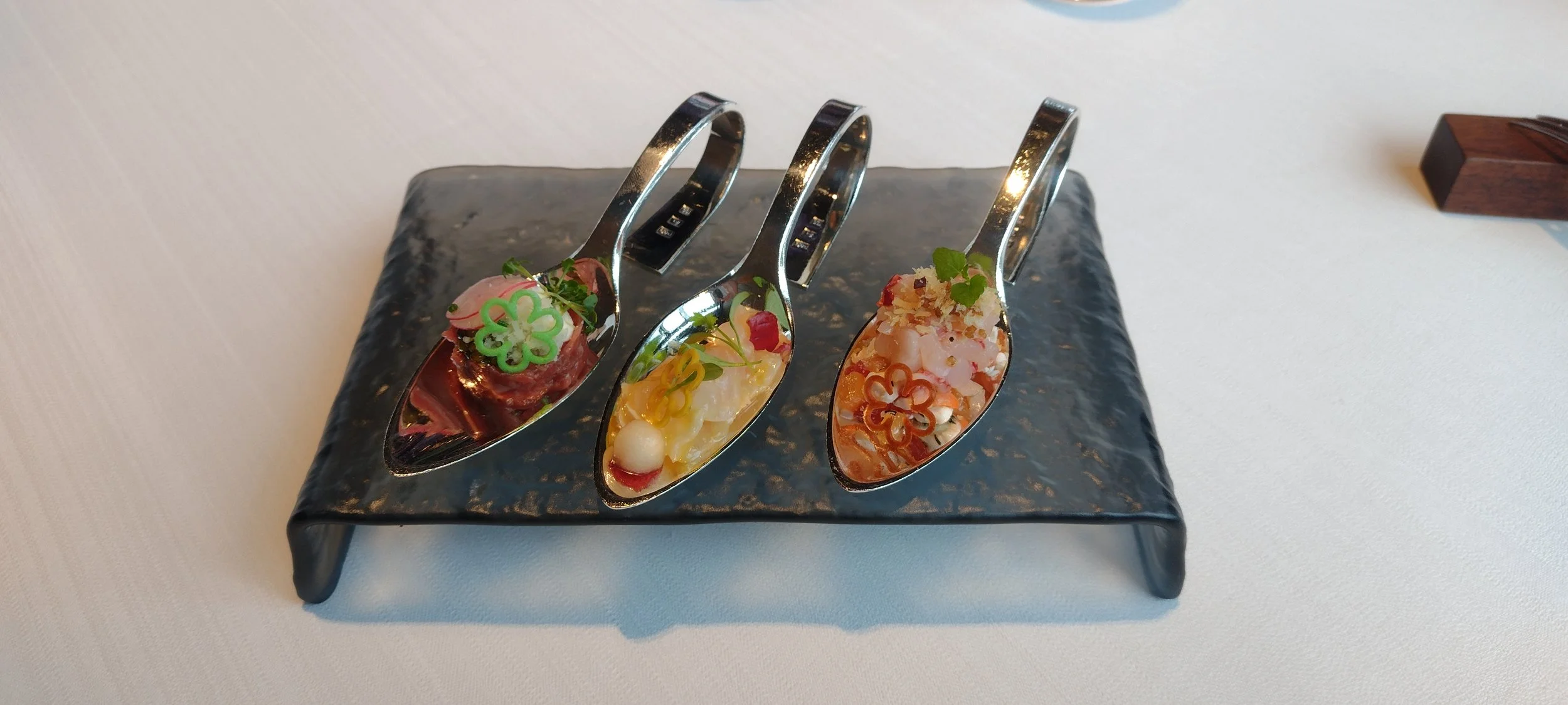 Amuse-Bouches in der Schwarzwaldstube in Baiersbronn