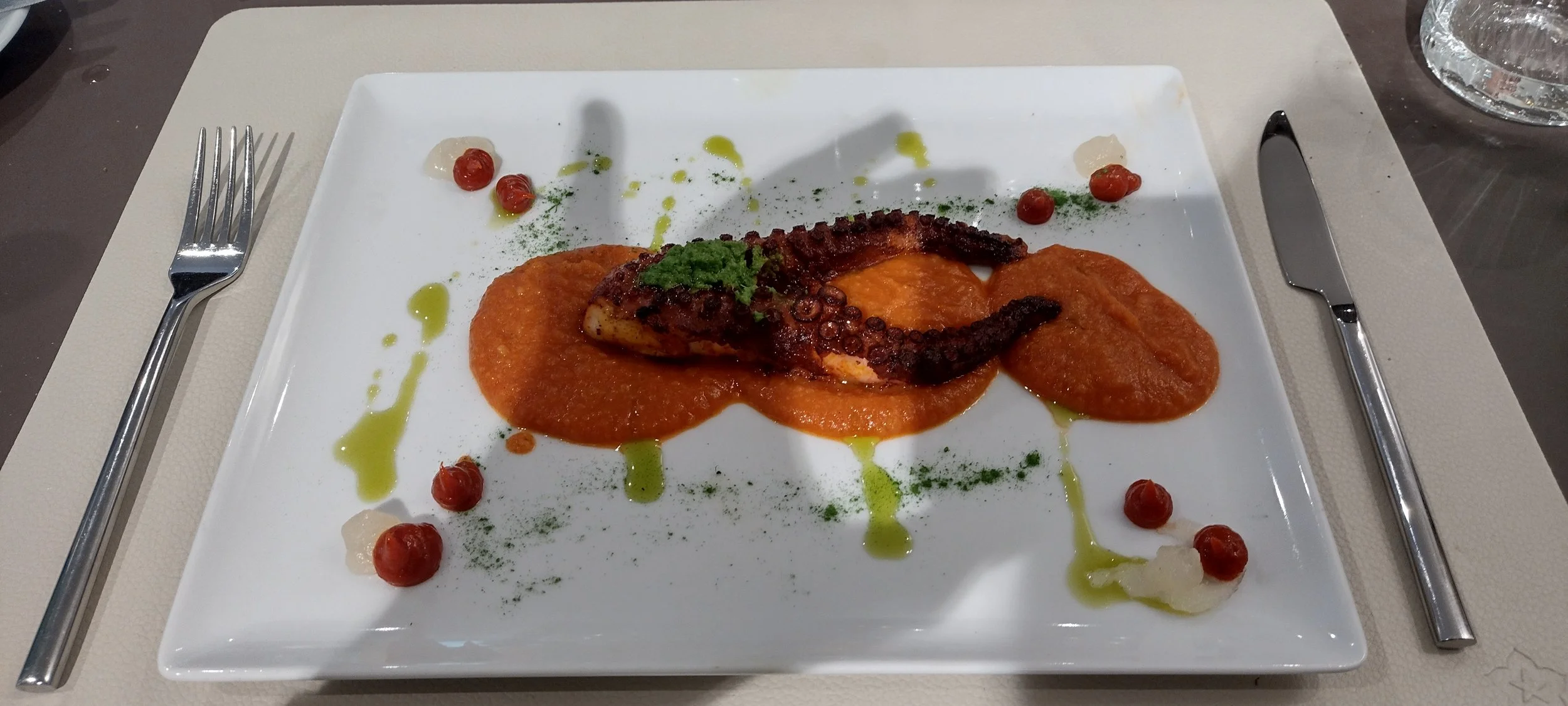 Oktopus im Restaurant Ca' Leone in Bad Tölz