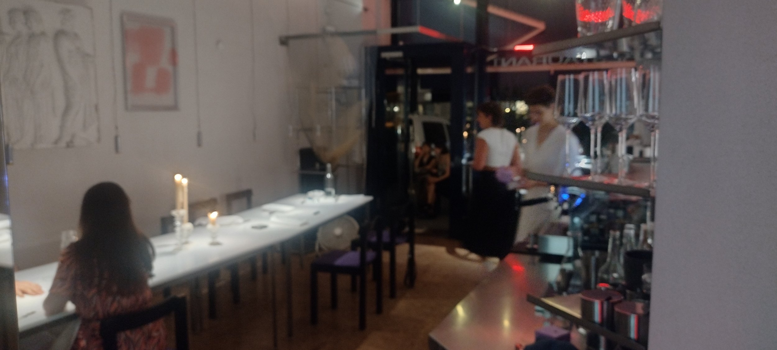 Innenansicht des Sternerestaurants pars in Berlin