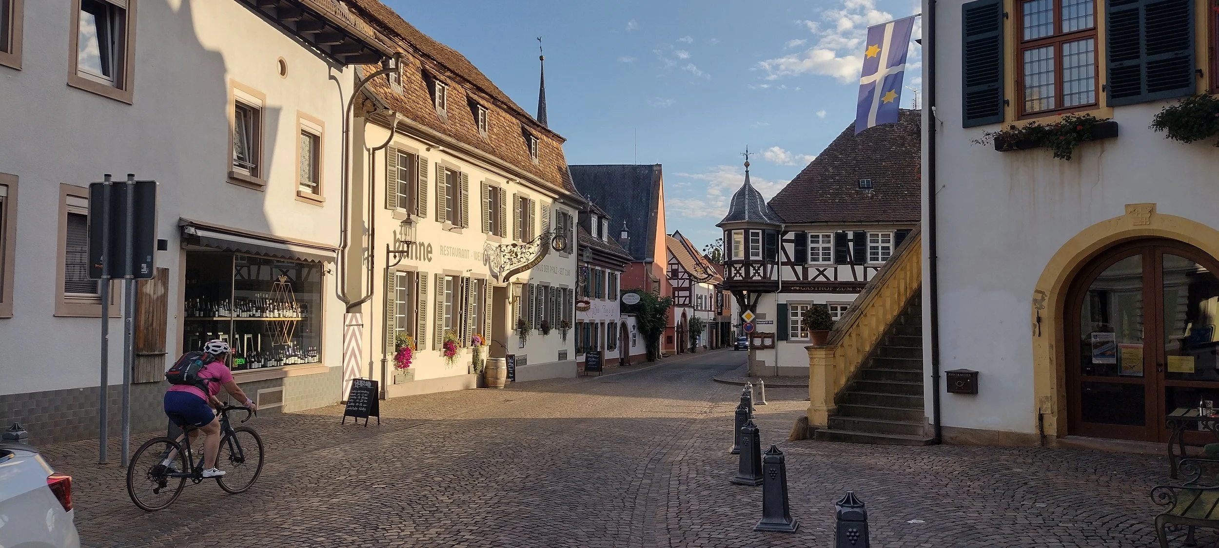 Historische Altstadt des Weinorts Deidesheim an der Weinstraße