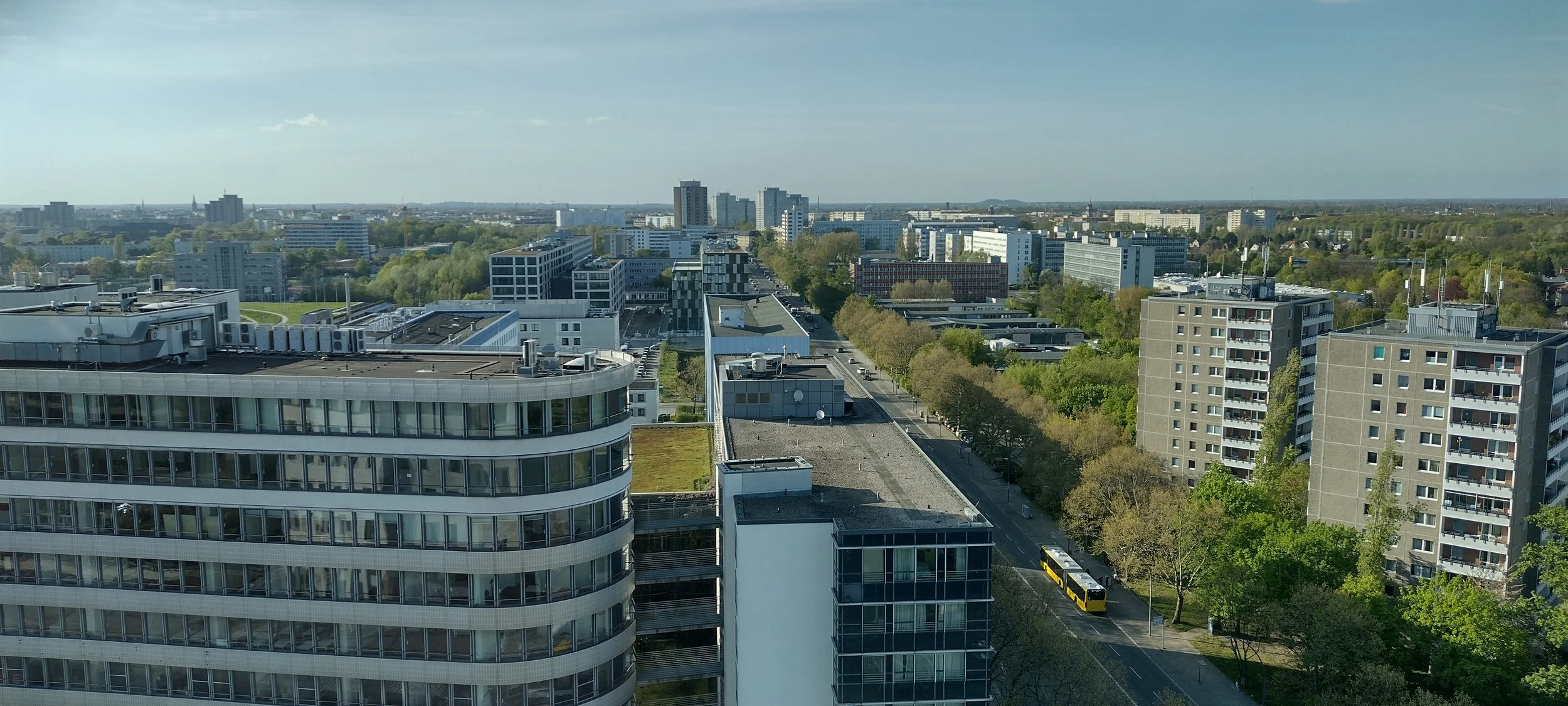 Blick aus der Skykitchen in Berlin