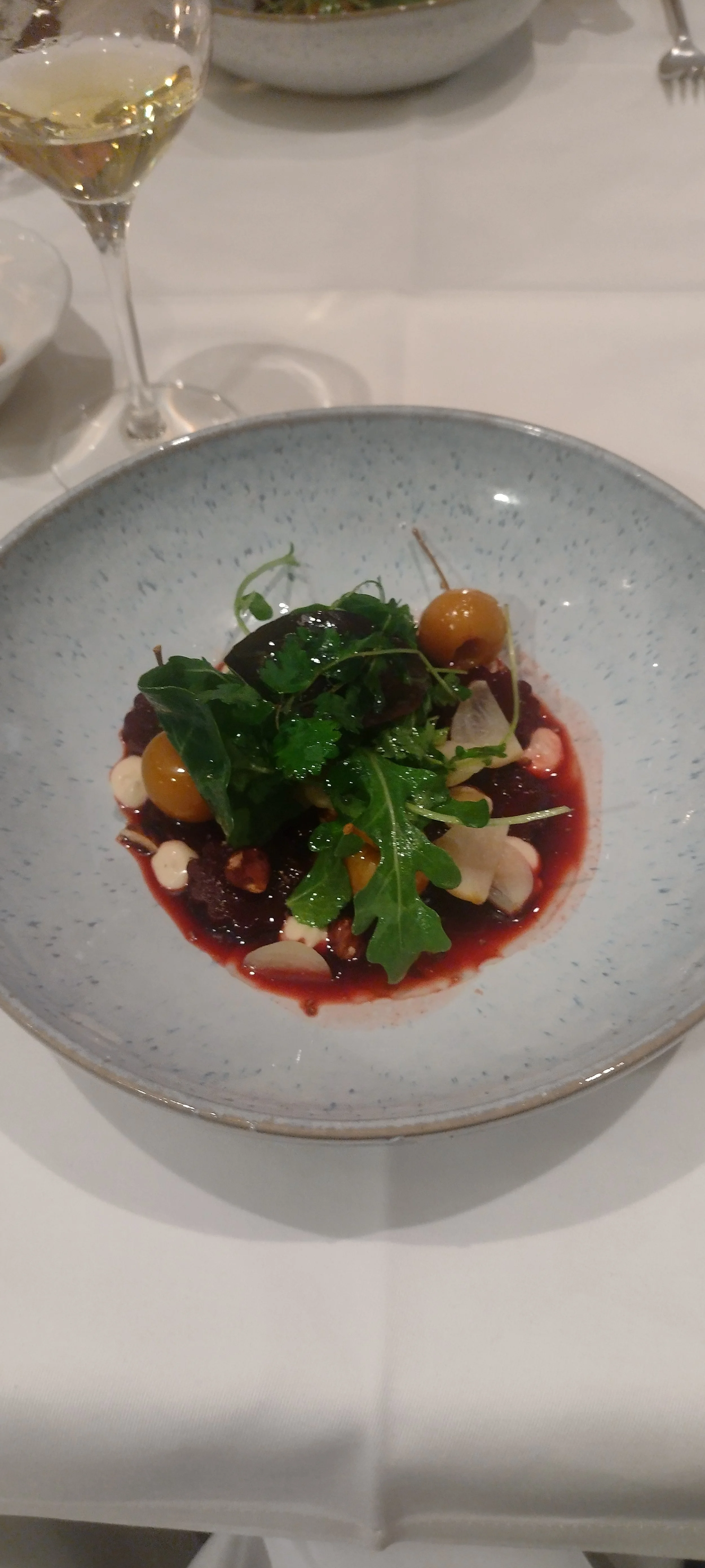 Gang im Restaurants Malathounis in Kernen - auf Tanoshimi - Fine Dine & Wein, dem Restaurantblog mit Bewertungen, Berichten, Rezensionen, Erfahrungen und Kritik zu Fine Dining bzw. Sternerestaurants