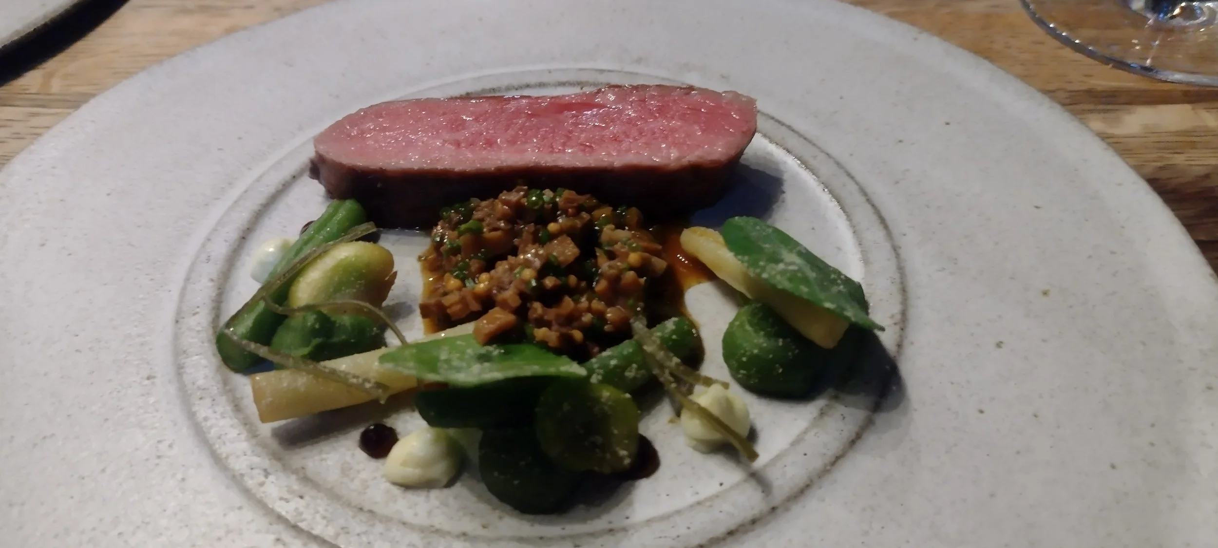 Schweinenacken im Berliner Sternerestaurant Bandol sur mer