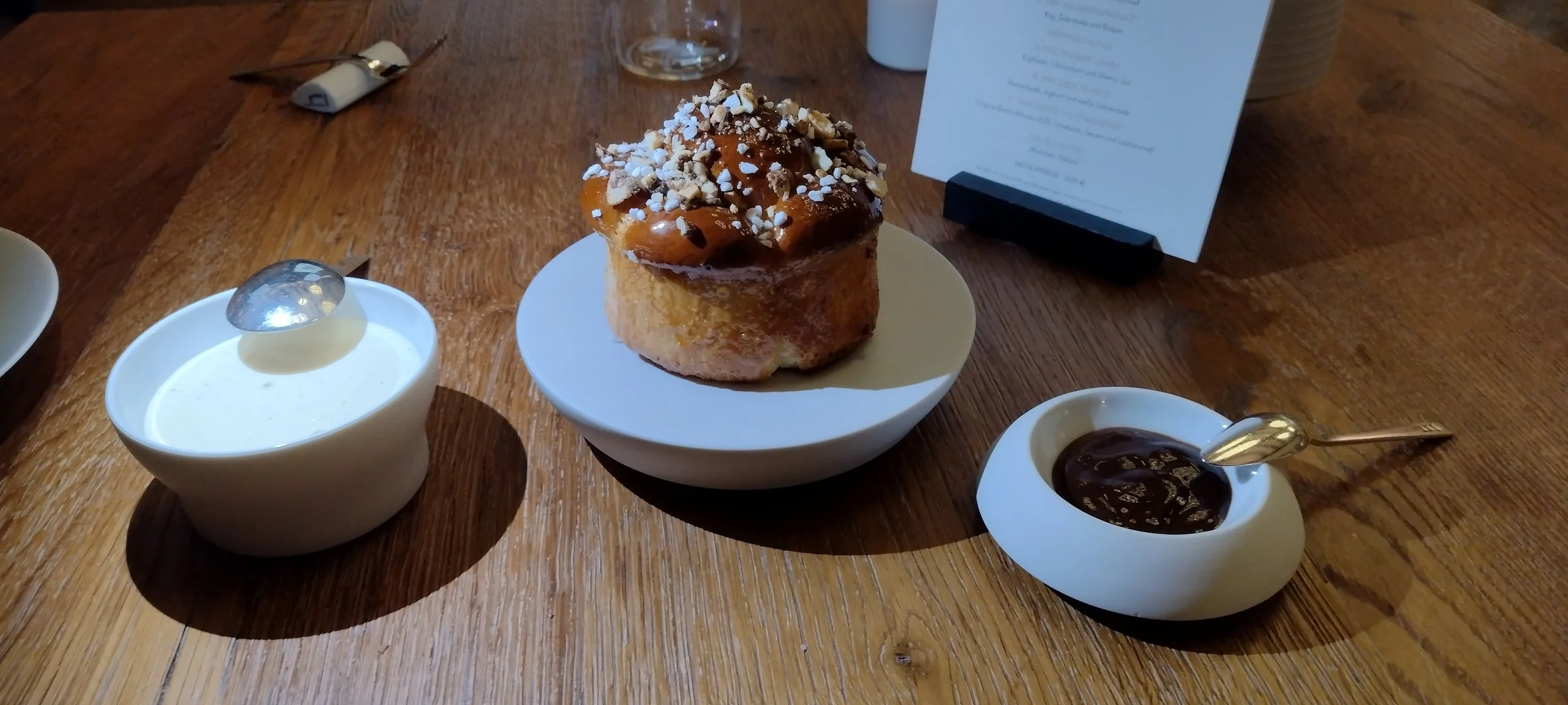 Nachtisch im Restaurant L.A. Jordan in Deidesheim in der Pfalz