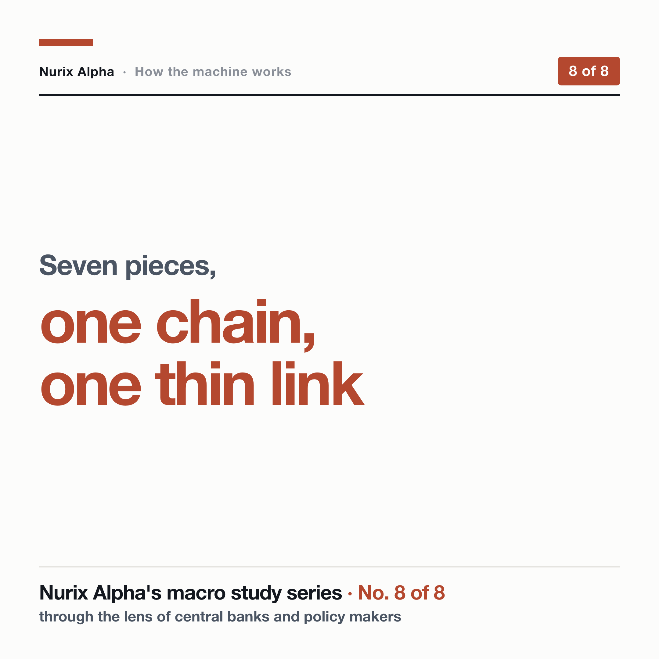 Macro Study Series - How the machine works · 8 of 8