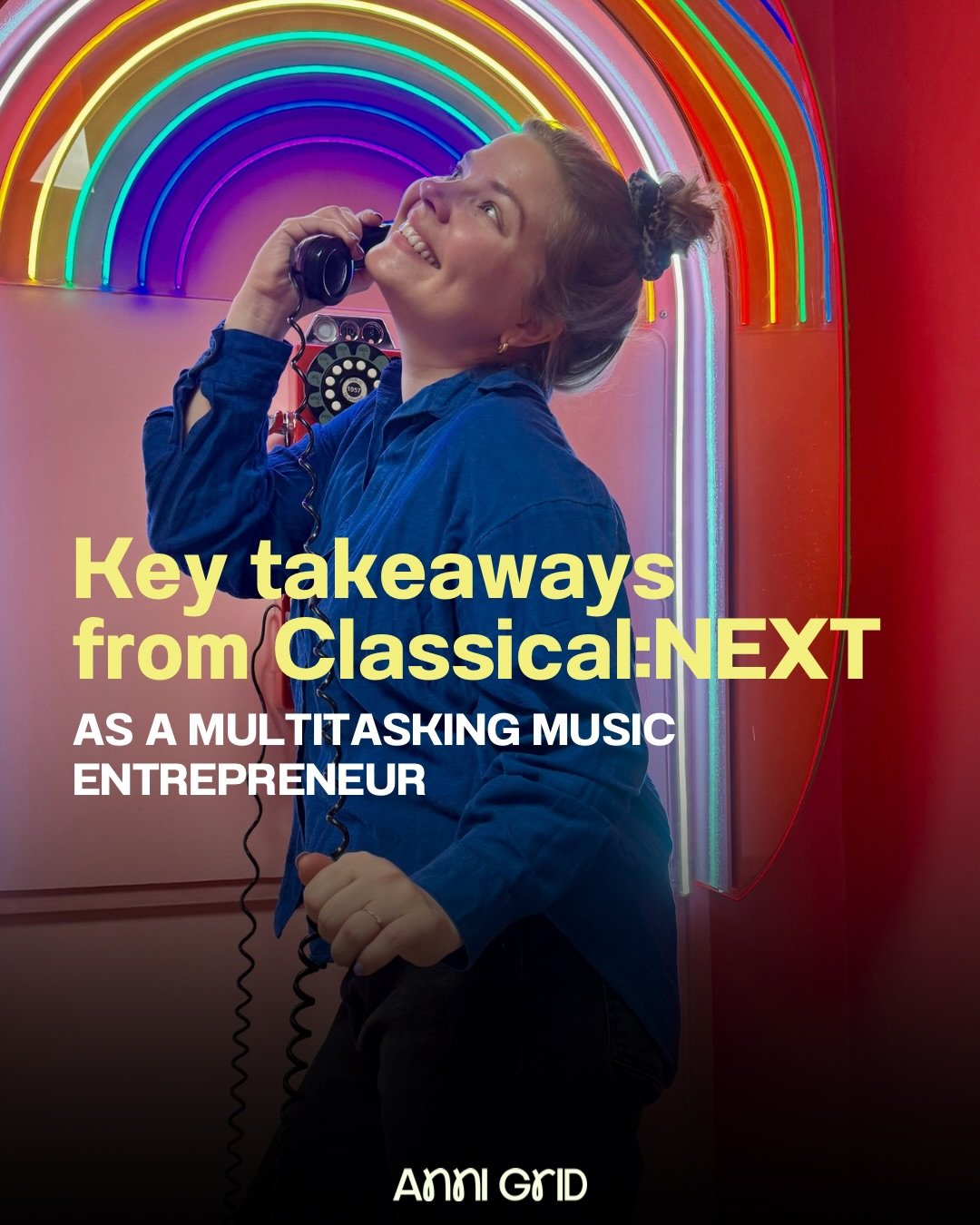 Some of the things I learned at Classical:NEXT while wearing my different hats - as a business owner, a performer, a listener, and everything in between.

I wanted to write them down so I remember, and maybe some of you will find them useful too.

Th