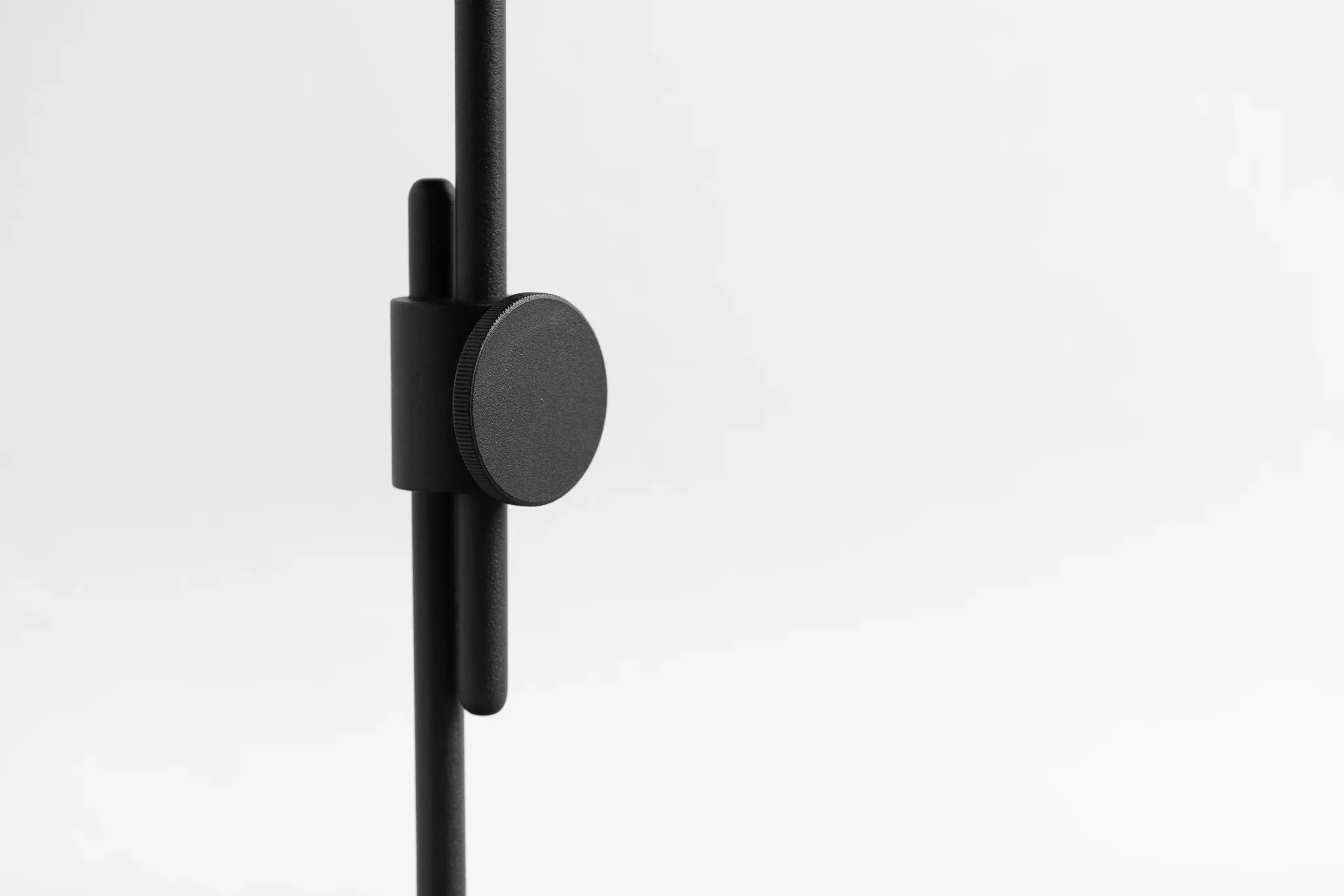 Minimalist side table reimagined through technical detail