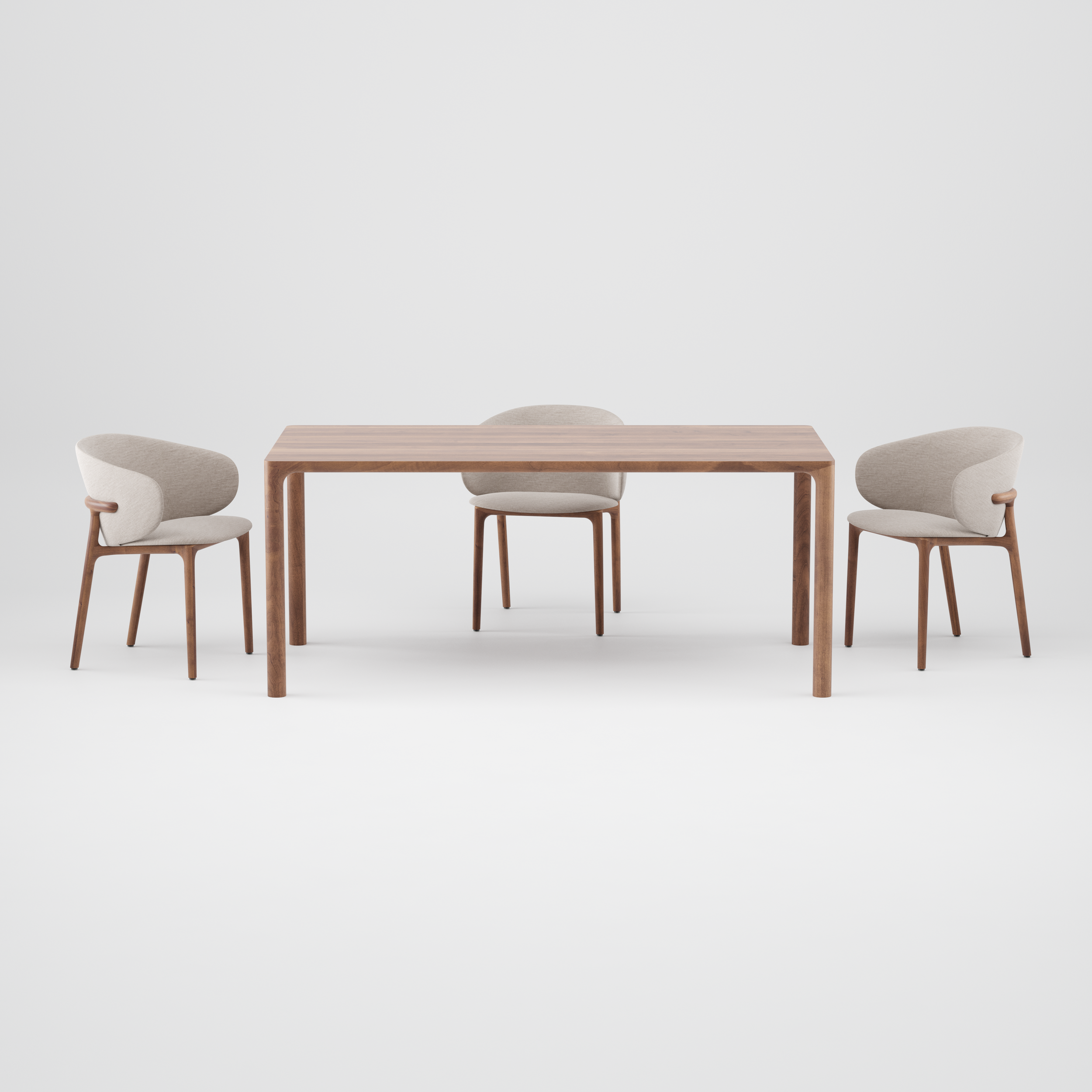 Jean Table by Regular Company – elegant solid wood table with refined linear design for Artisan