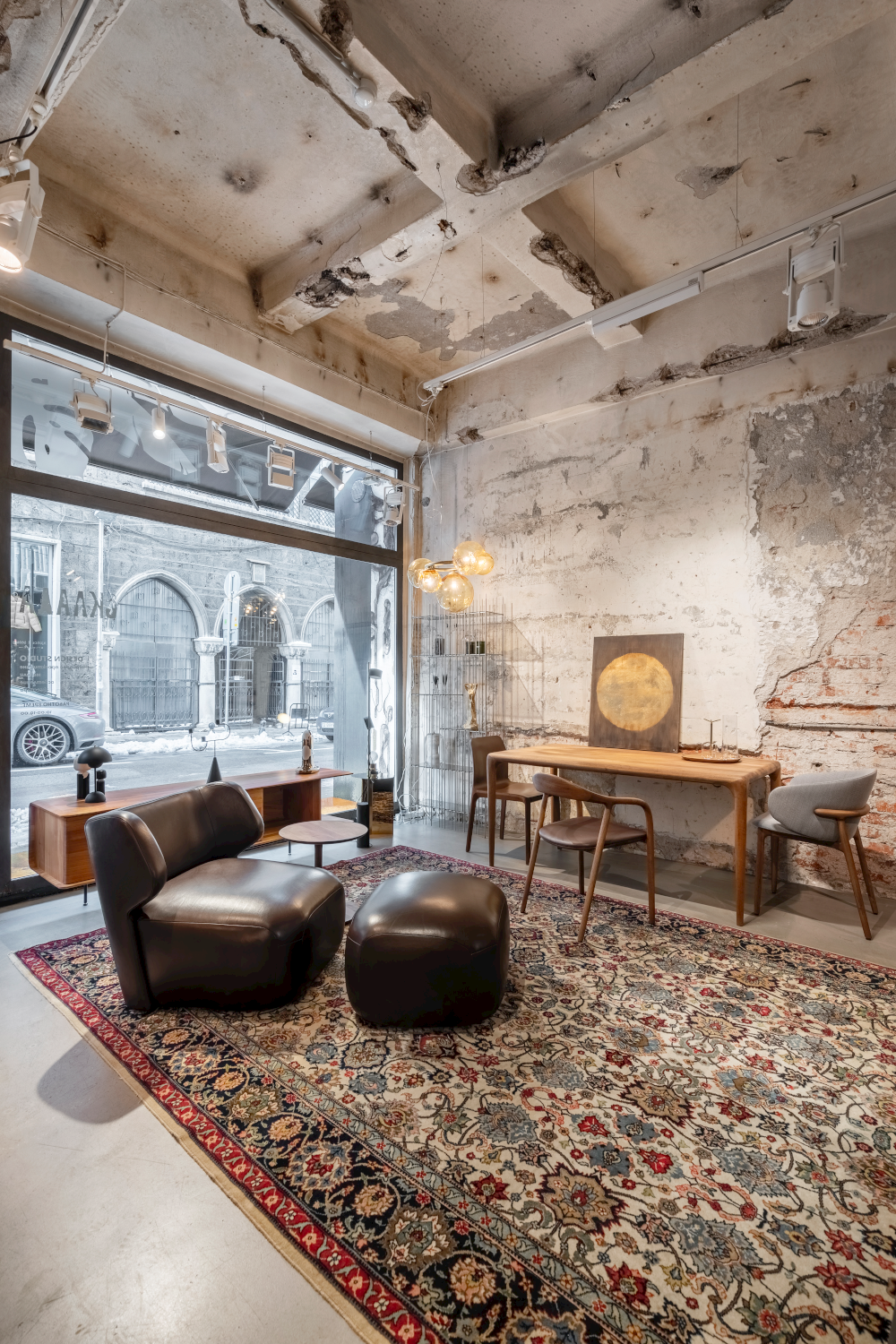 Multiple views of Neva Chair highlighting elegant curves and ergonomic form