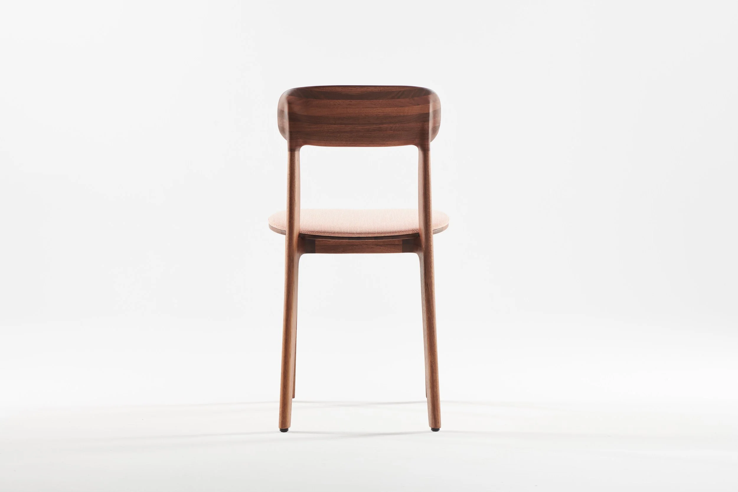 Tanka Chair in natural oak finish with leather seat