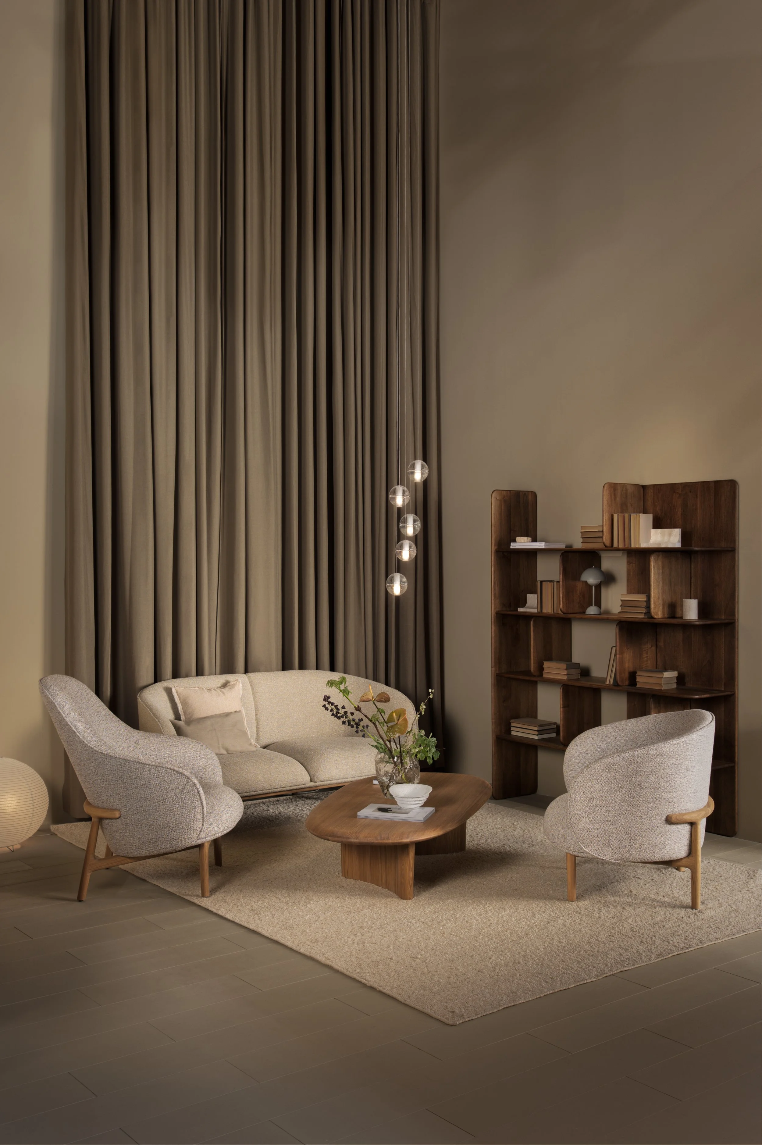 Soft Shelf modular wooden shelving unit by Regular Company