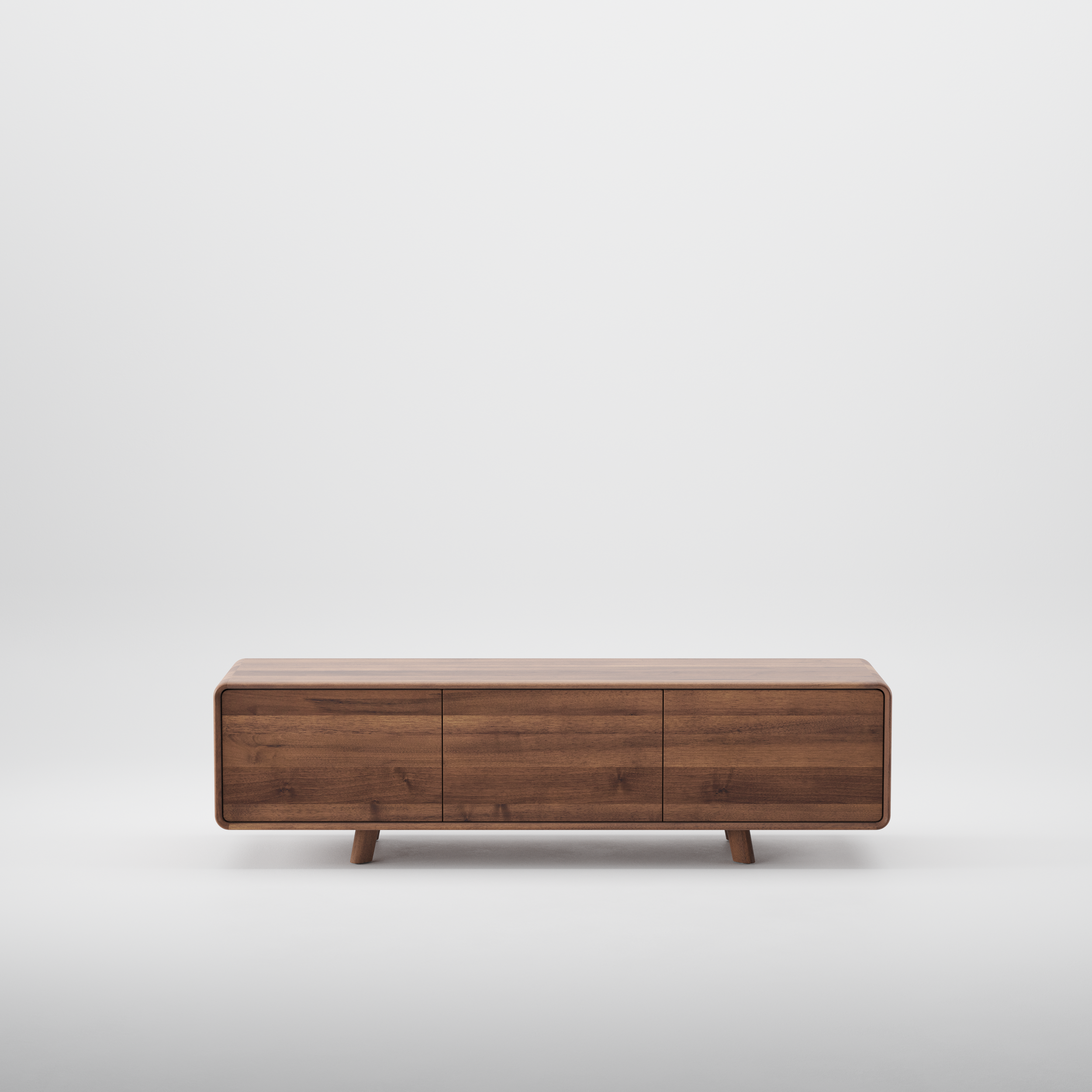 Minimalist lowboard with ergonomic design by Artisan