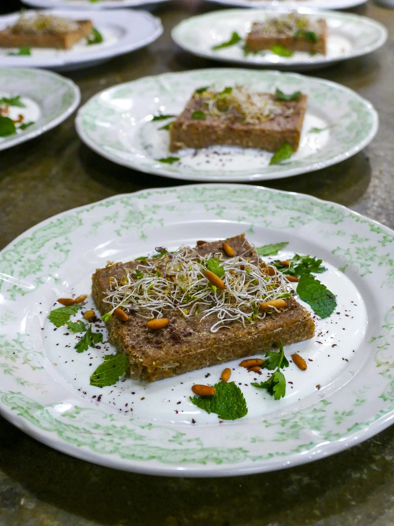 Un assaggio della nostra cucina: Kibbeh di Zucca, Spinaci e Radicchio