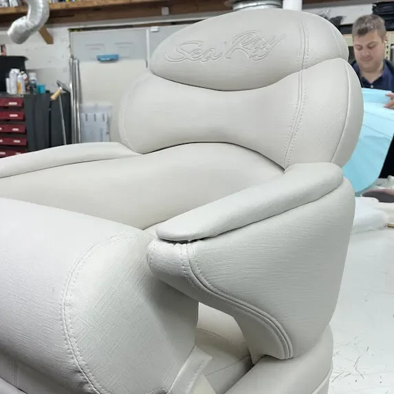 Searay 5q Sundancer captains set totally restored - Robie Canvas