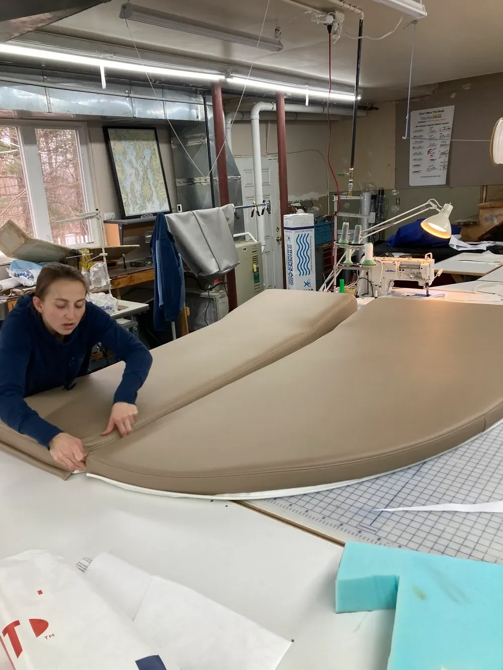 Large sunpads for a Tiara cruiser - Robie Canvas