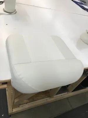 Two tone seat cushion renewed - Robie Canvas