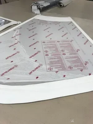 Makrolon window panel custom made - Robie Canvas