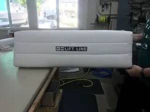 Custom lettered seat back on a Tiara - Robie Canvas