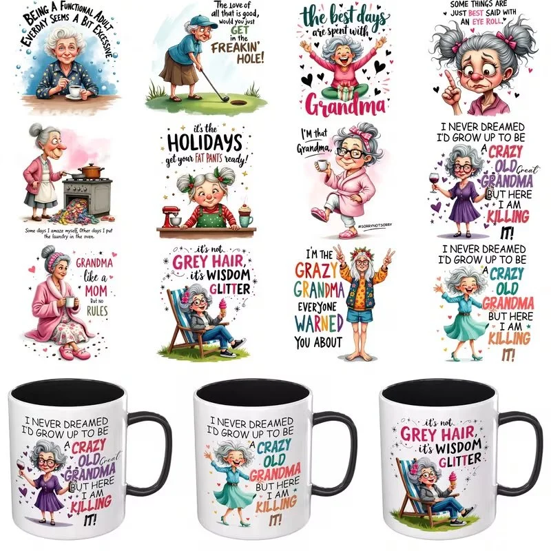 Grandma Slogan Cups