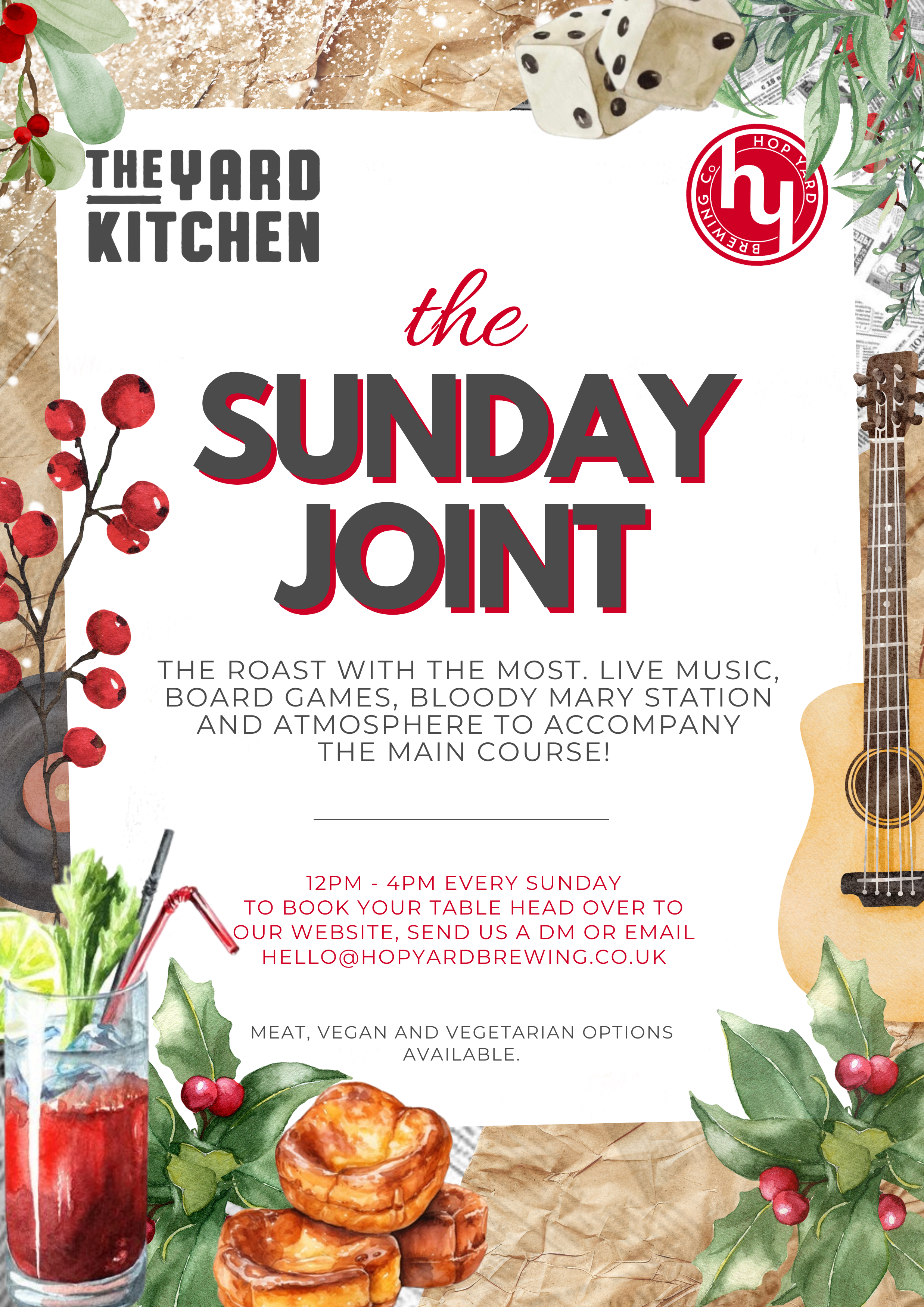 The Sunday Joint: Roast Dinner &amp; Live Music 