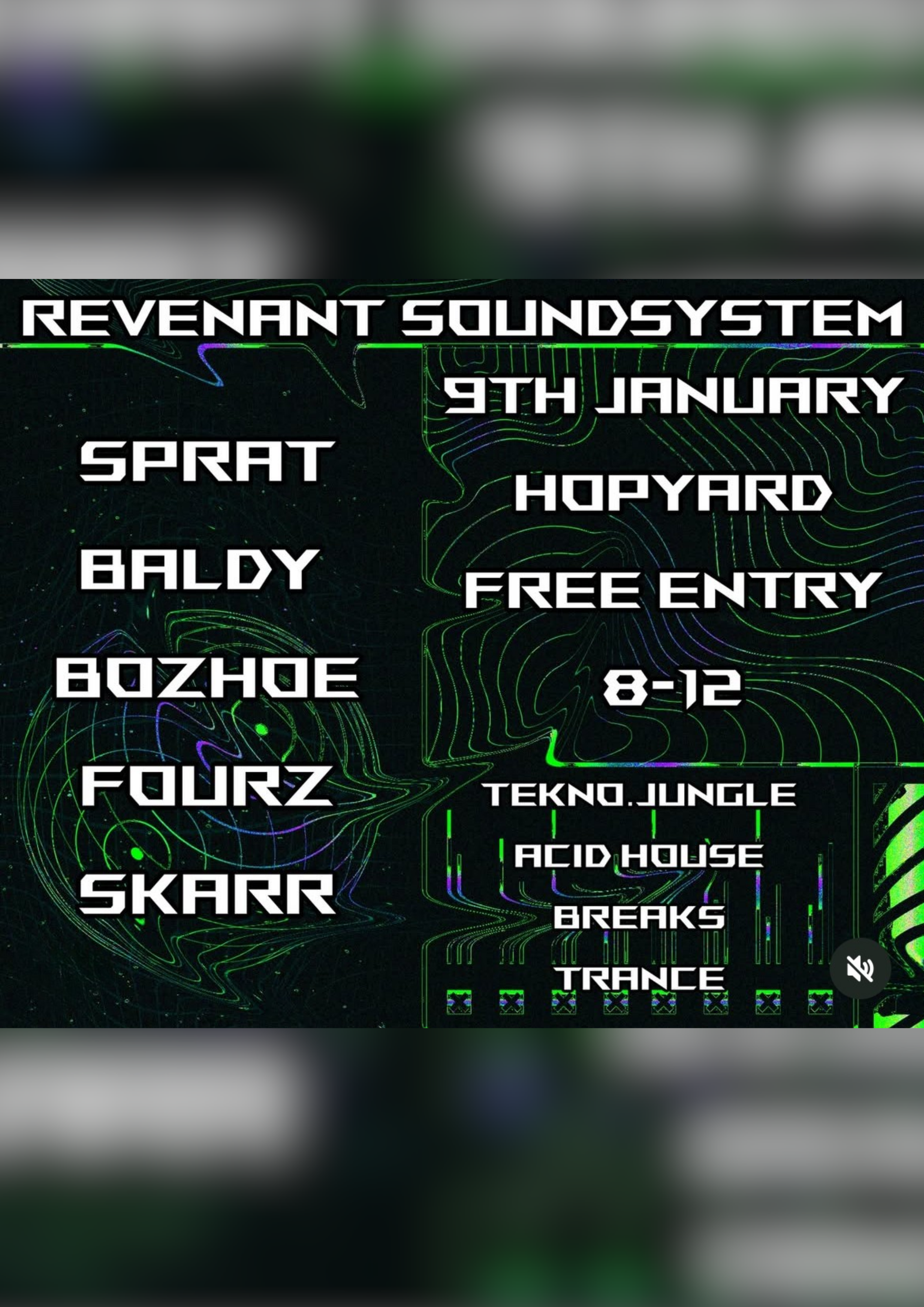 Hop Yard Fridays: revenant soundsystem takeover