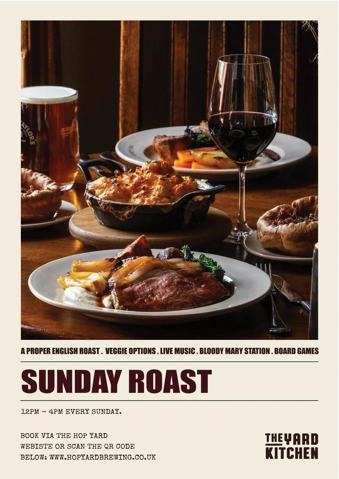 Roast Dinners &amp; Live Music 