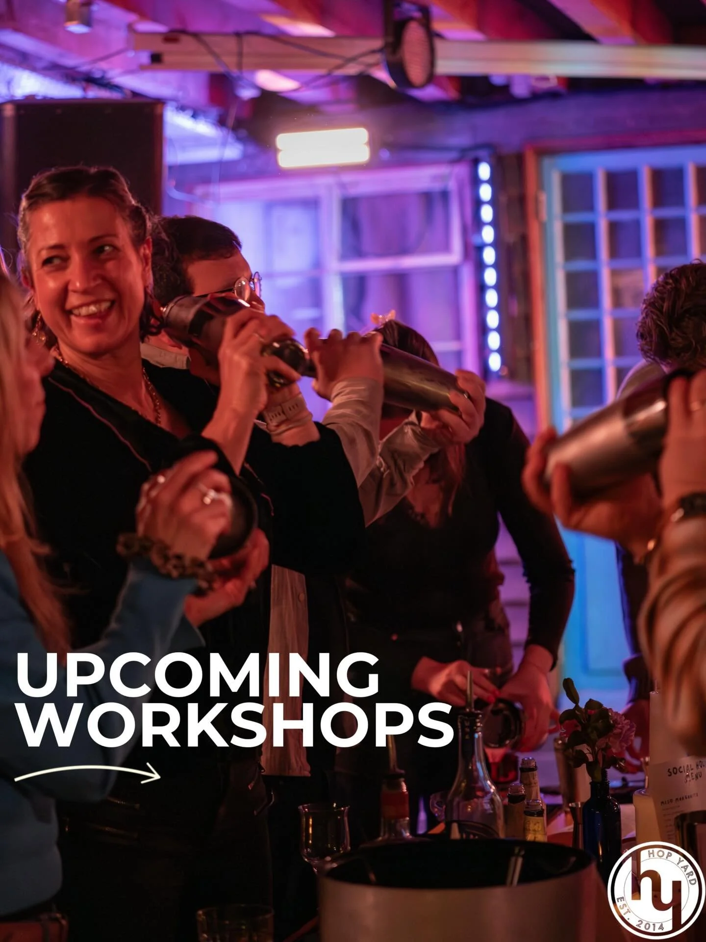 Upcoming Workshops:

✂️Collage Club with @seasonschangeworkshops - 11th April - ticket link in our bio

🍸Cocktail Masterclass with @social.hourevents - 17th April - ticket link in our bio

🎨Paint and Sip with @millie.brandrett.brown - 25th April - 