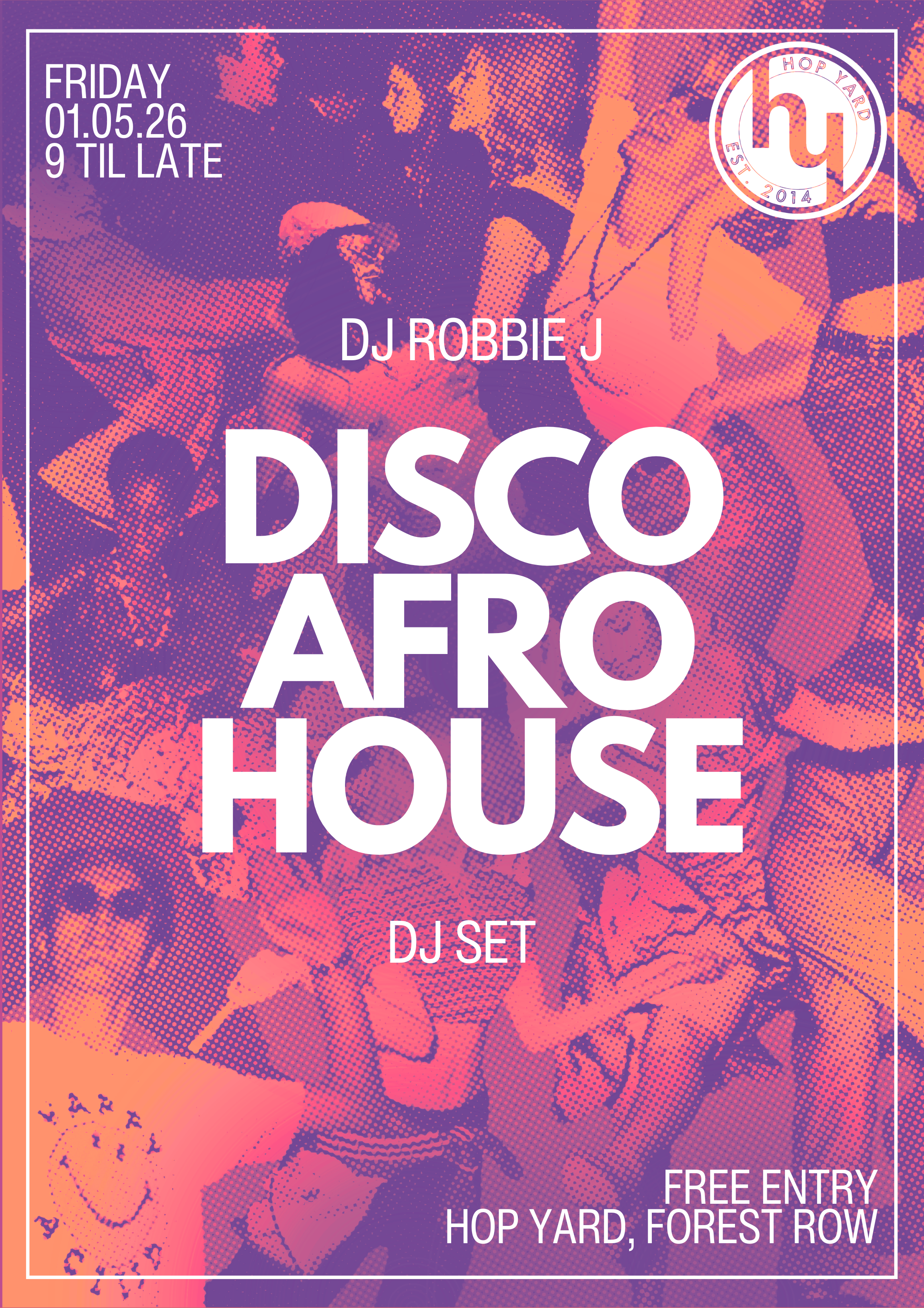 Hop Yard Fridays: Disco & Afro House