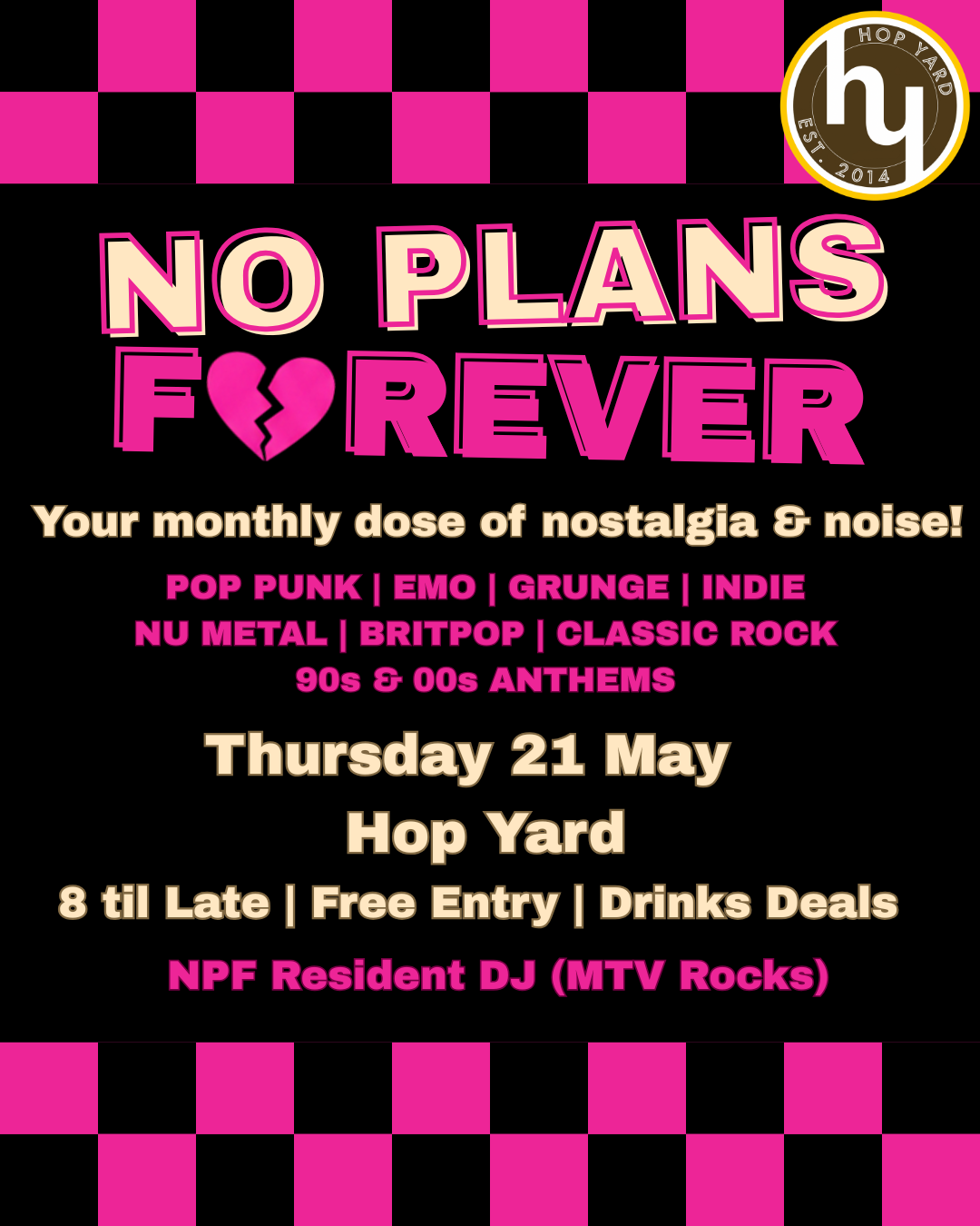 No Plans Forever: Pop Punk Night