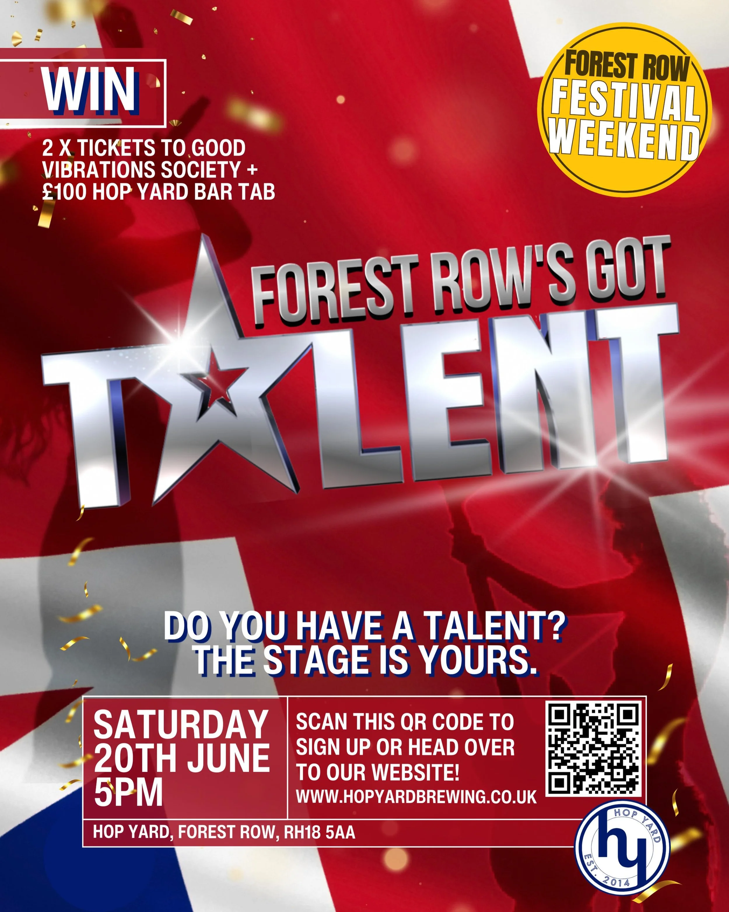 Calling all musician&rsquo;s, dancers, gymnastics, ventriloquists, jugglers.. or anyone that can argue they have a talent! Now&rsquo;s your time to shine🌟Forest Row&rsquo;s Got Talent is back this June!

Sign up now in the link in our bio🎙️
#talent