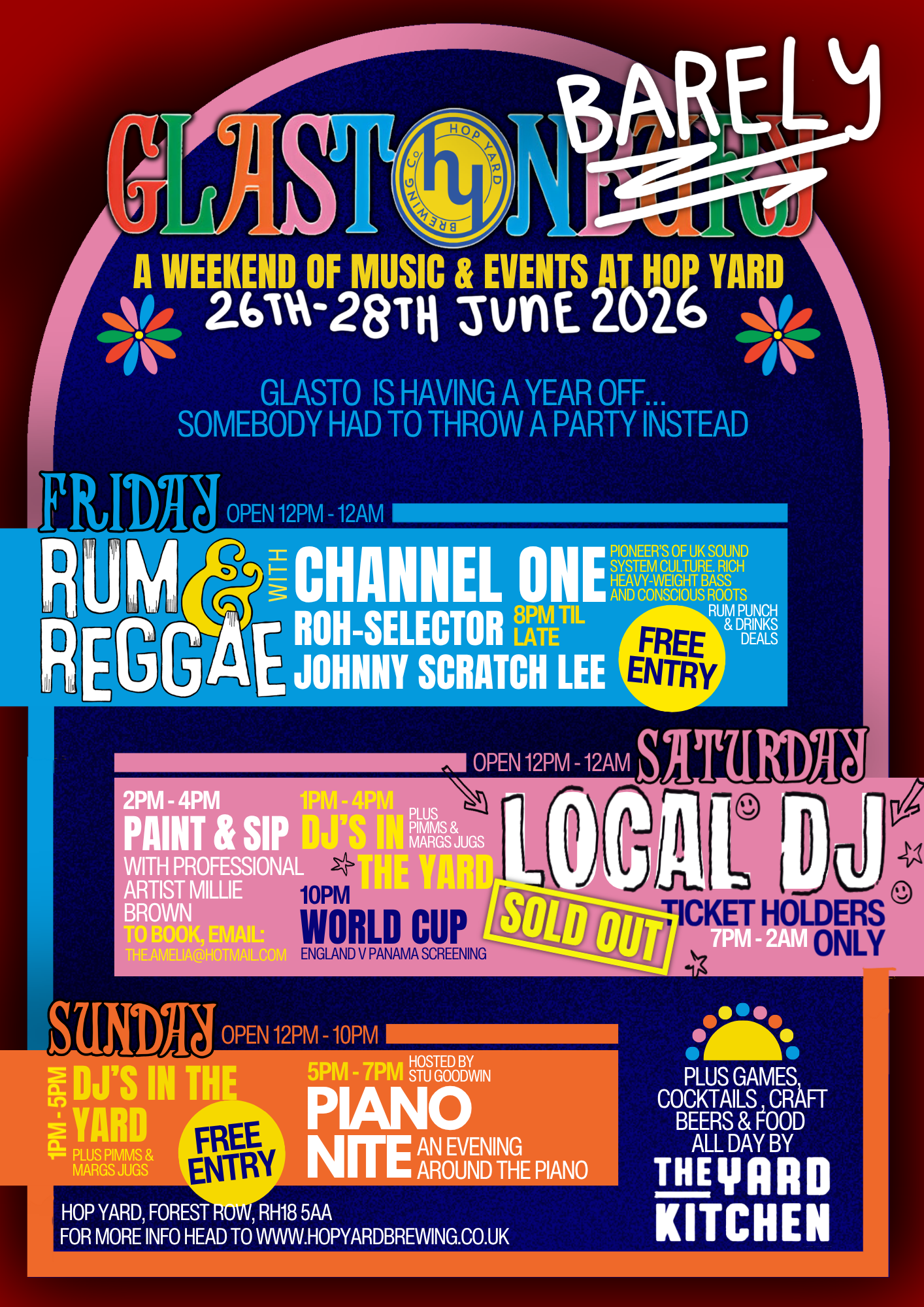 Glasto-barely: A Weekend of Music &amp; Events