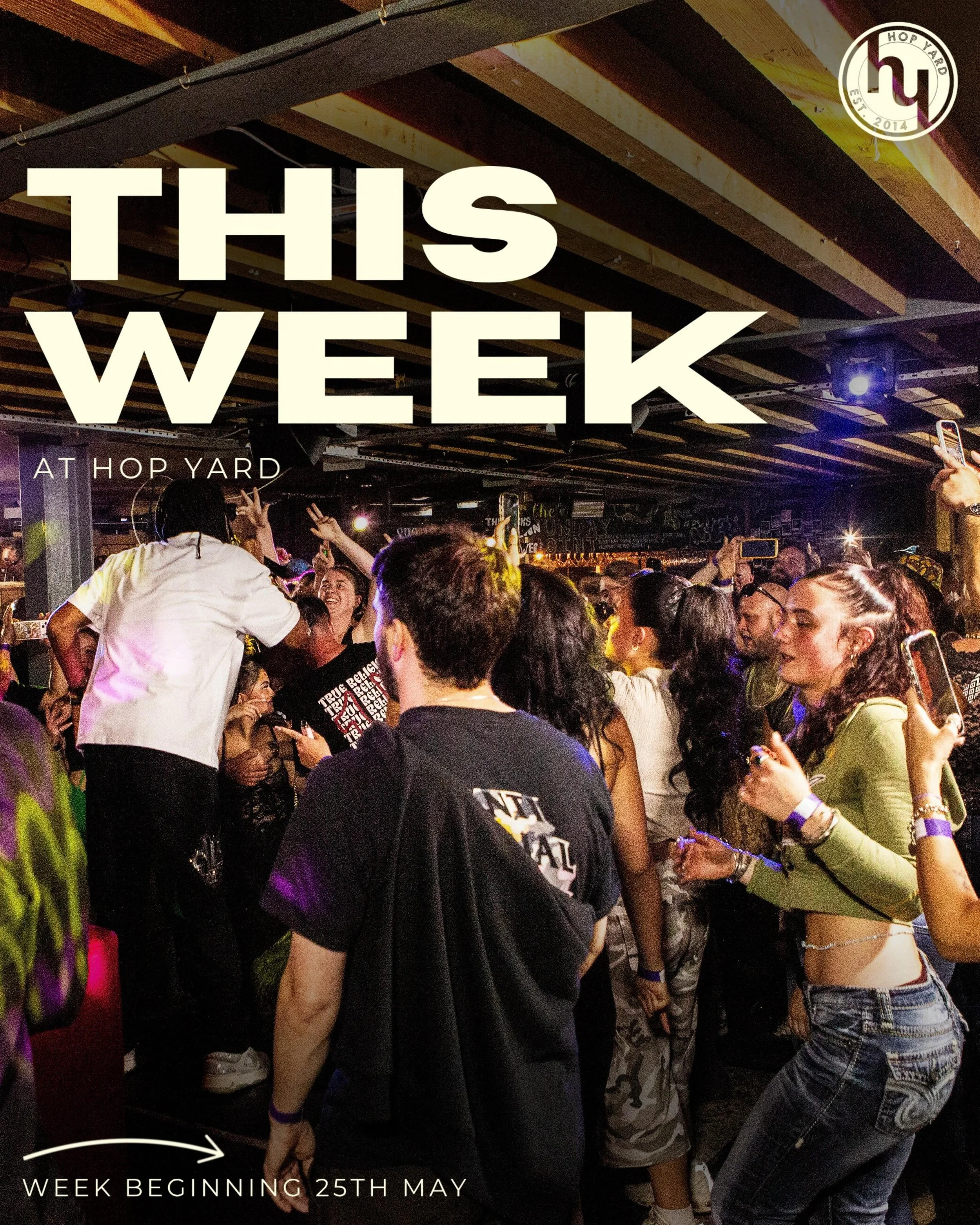 Happy Bank Holiday Monday! We hope you are all enjoying the sun🌞 Here&rsquo;s what we have going on this week at Hop Yard👇

WEDNESDAY 27TH
- Folk Tunes Night: instrumental jam
- Steak &amp; Frites for only &pound;22

THURSDAY 28TH
- Music Quiz with
