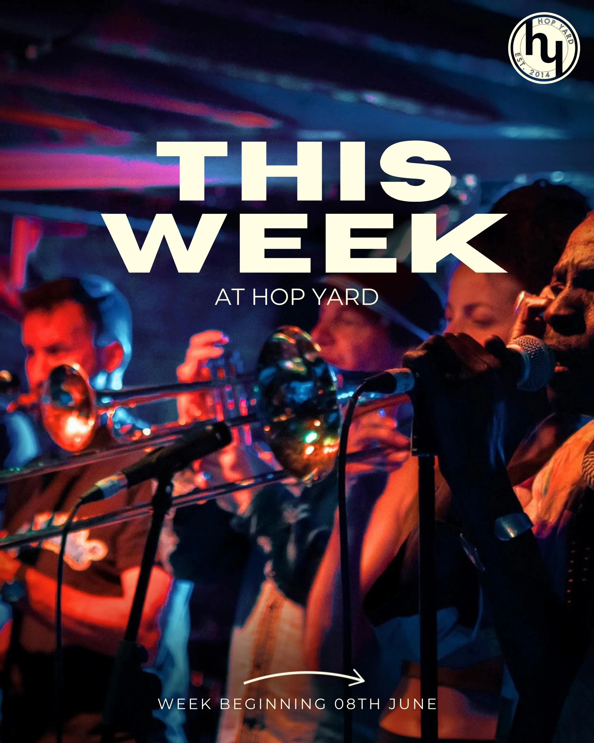 What&rsquo;s on this week at Hop Yard🍻
👉swipe for this weeks events

WEDNESDAY 10TH
- Wordsmash: sharing through poetry &amp; spoken word with guest host @cchasbyy 

THURSDAY 11TH
- The Hop Yard Pub Quiz - CASH PRIZE - send us a dm to reserve your 