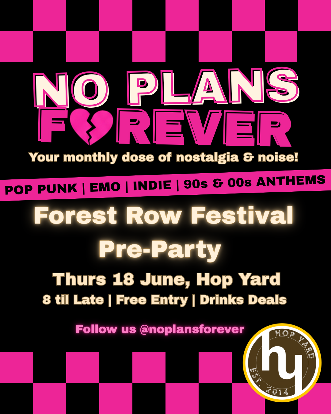 No Plans Forever: Pop Punk Night
