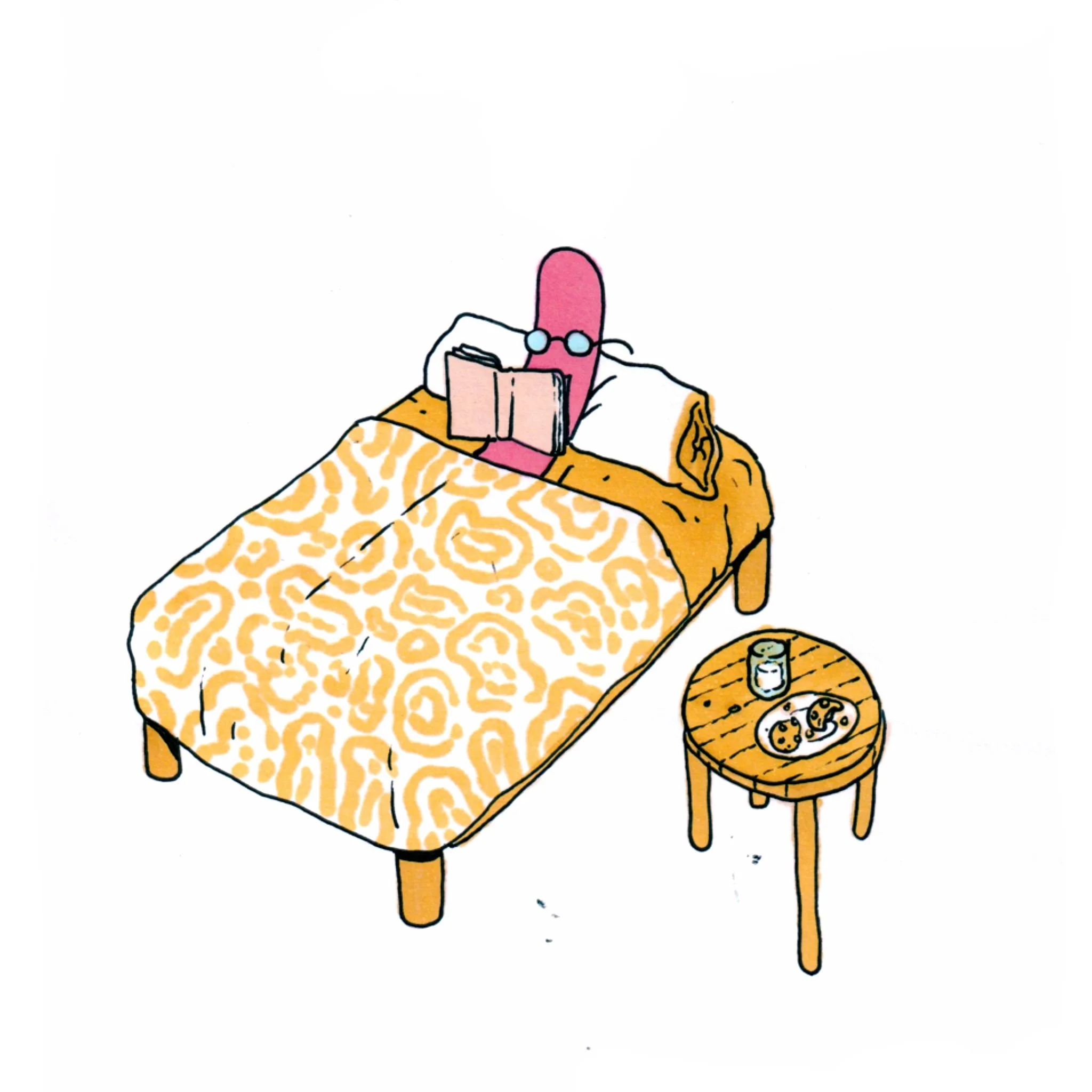 "The reading worm"
Character from  "Horror Vacui" a fictional Medieval-Fantasy world.
 Personal project.