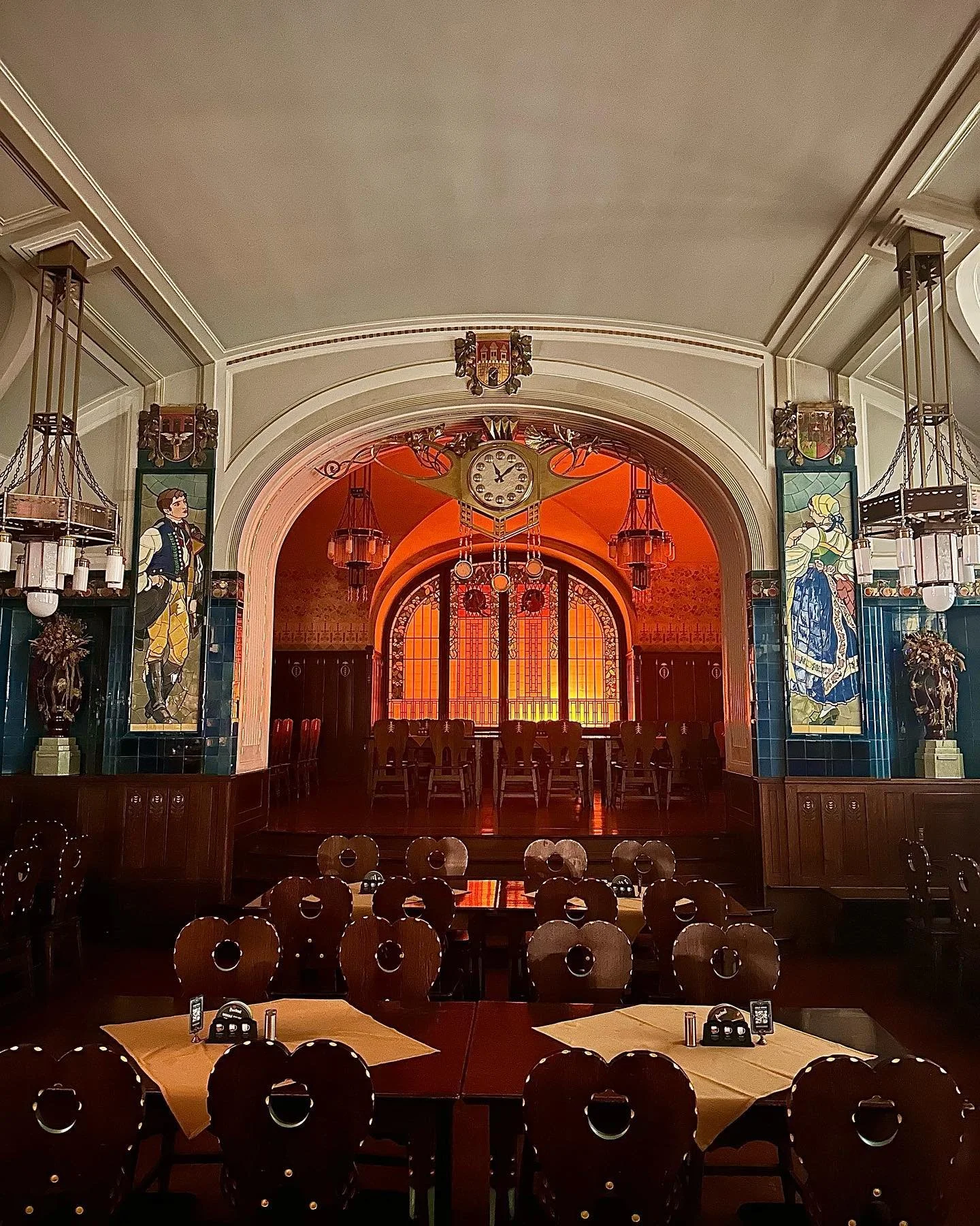 Would be happy to spend a week or two in the basement of this art nouveau building