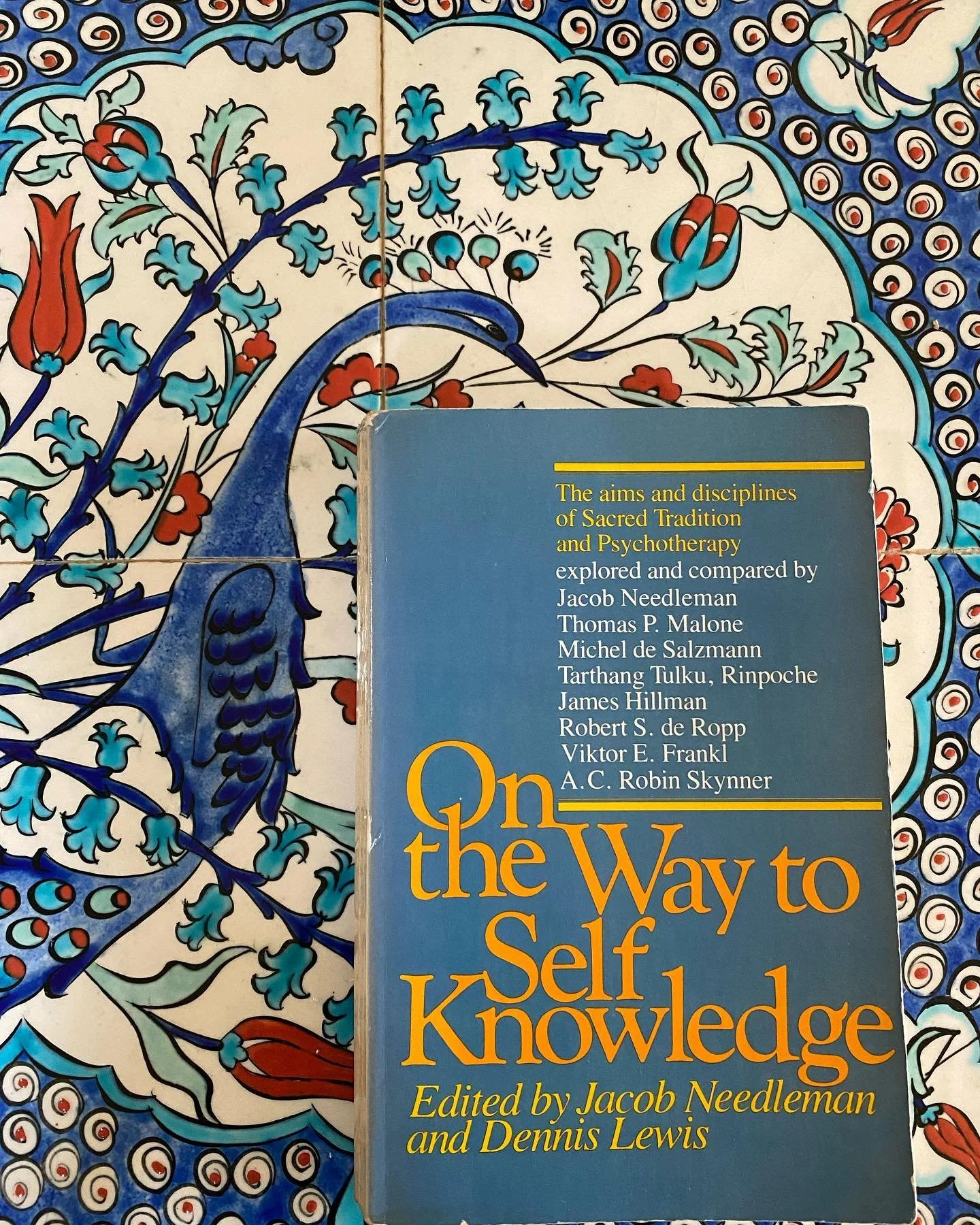 In 1975, my dad co-edited (along with the philosopher Jacob Needleman) this fascinating collection about the relationship between spiritual traditions and psychotherapy. In the 1970s, a not uncommon topic of conversation was about how we might begin 