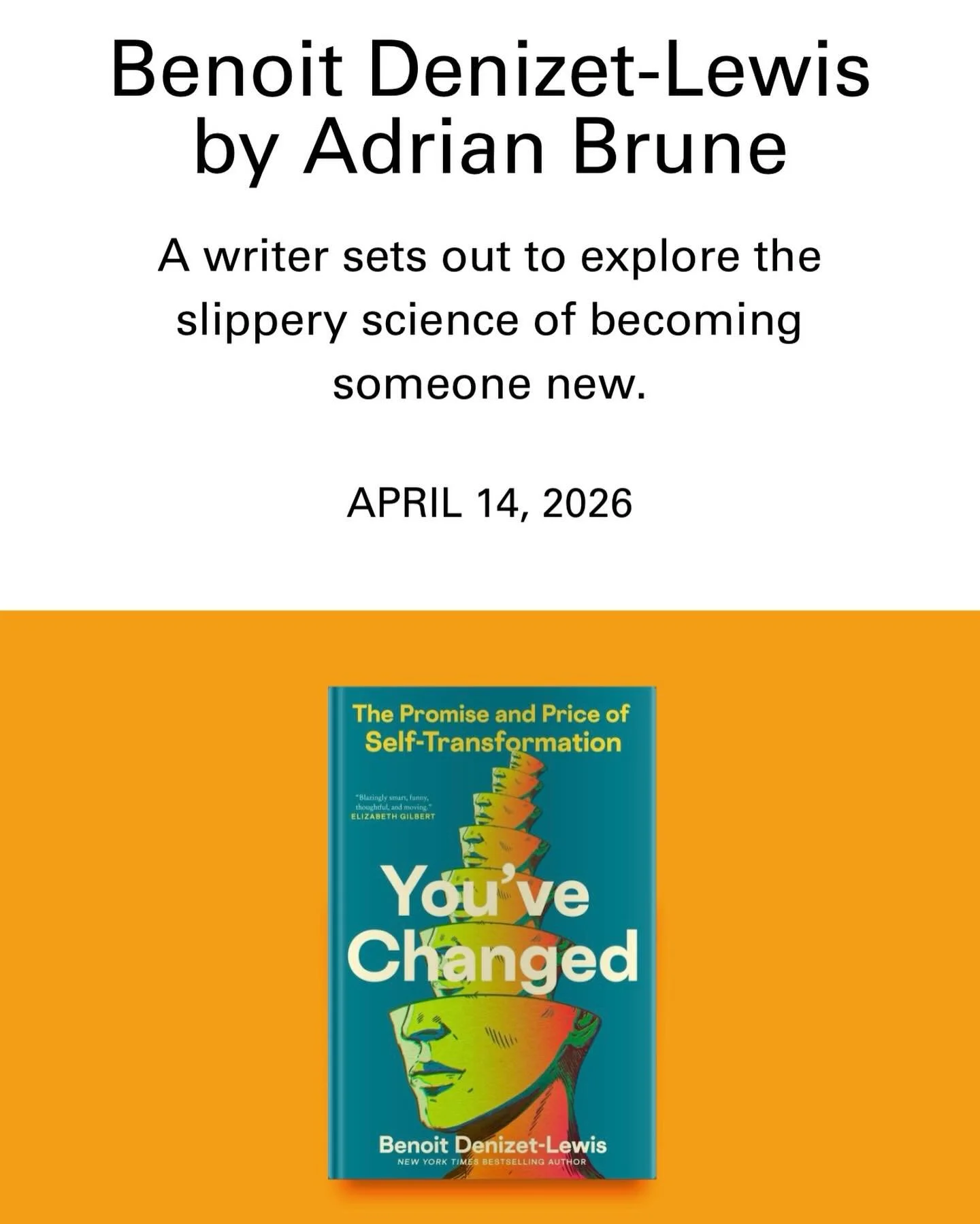 An absolute delight catching up with my old friend @ambrune for @bombmag. We spoke for hours on the phone recently, but don&rsquo;t worry&mdash;she condensed it! And like any great interviewer, Adrian made me forget I was being interviewed. Thanks fo