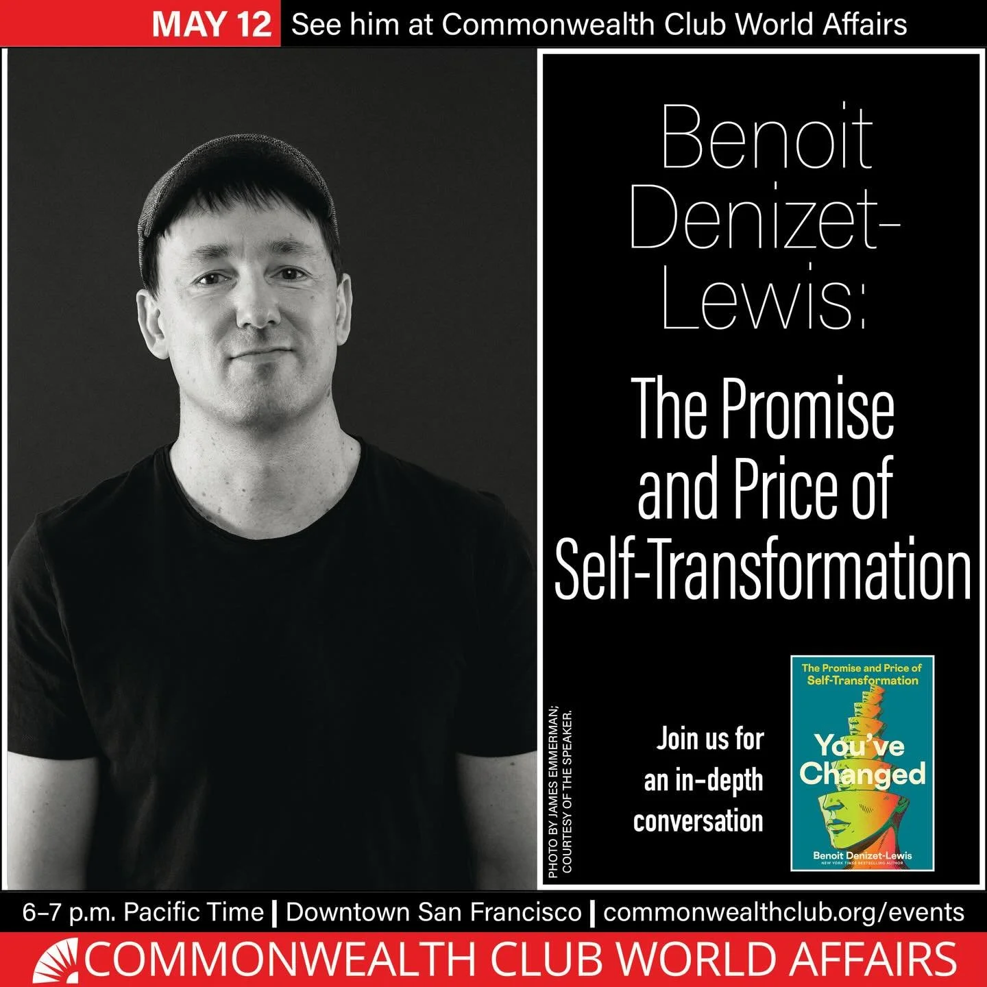 San Francisco! I&rsquo;m excited to return to the city of my youth/awkward teenage years/XY Mag days for this May 12 You&rsquo;ve Changed event at the @cwclub. I&rsquo;ll be in conversation about how we change during our surreal times with the great 