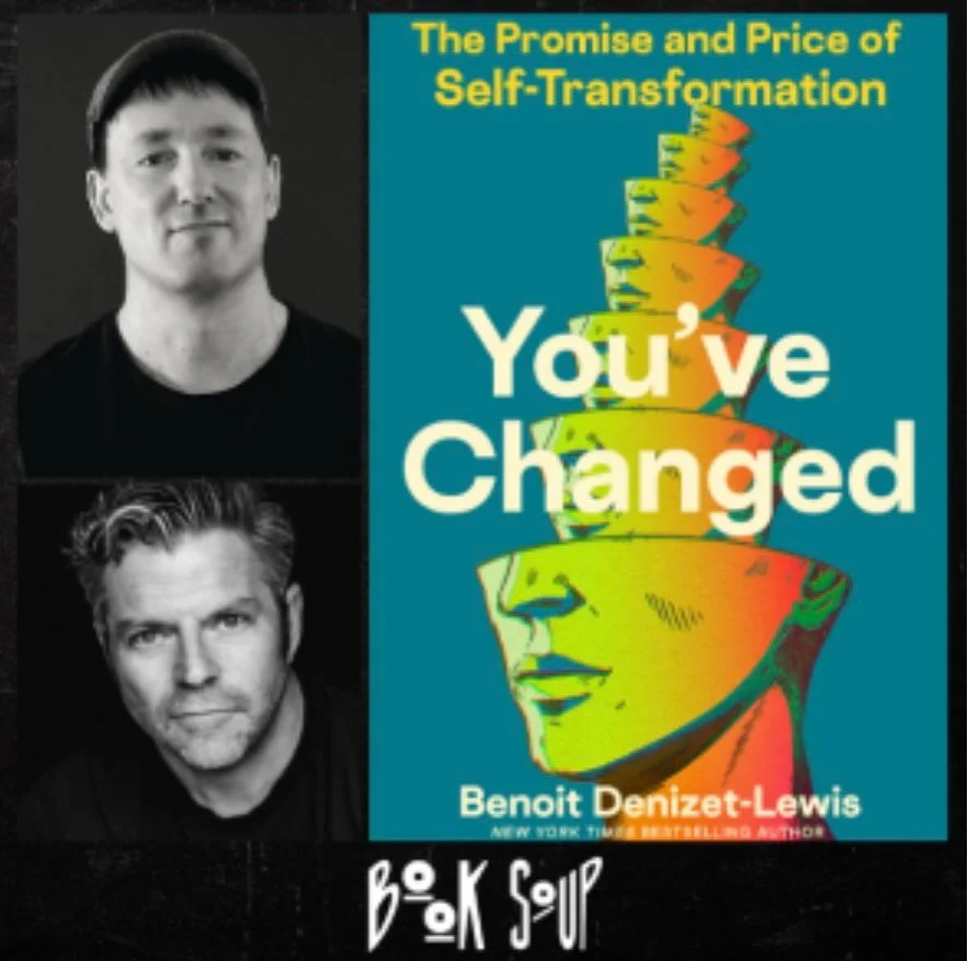 Los Angeles! I&rsquo;m heading west for the YOU&rsquo;VE CHANGED book tour and am very excited to be in conversation with @daveholmes May 21 at @booksoup. 

Come say hi and tell us if people can change!

All event details at link in bio.

Other upcom
