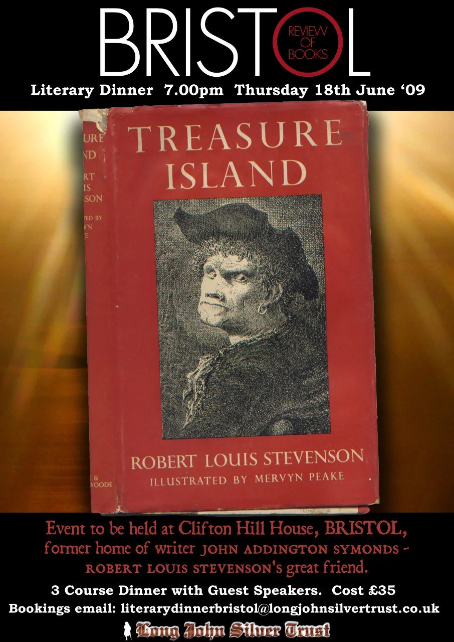 2009 Literary Dinner at Clifton Hill House with guest speaker Nicholas Newton, son of the immortal actor Robert Newton whose portrayal of Long John gave us Talk like a Pirate Day (19th September each year)