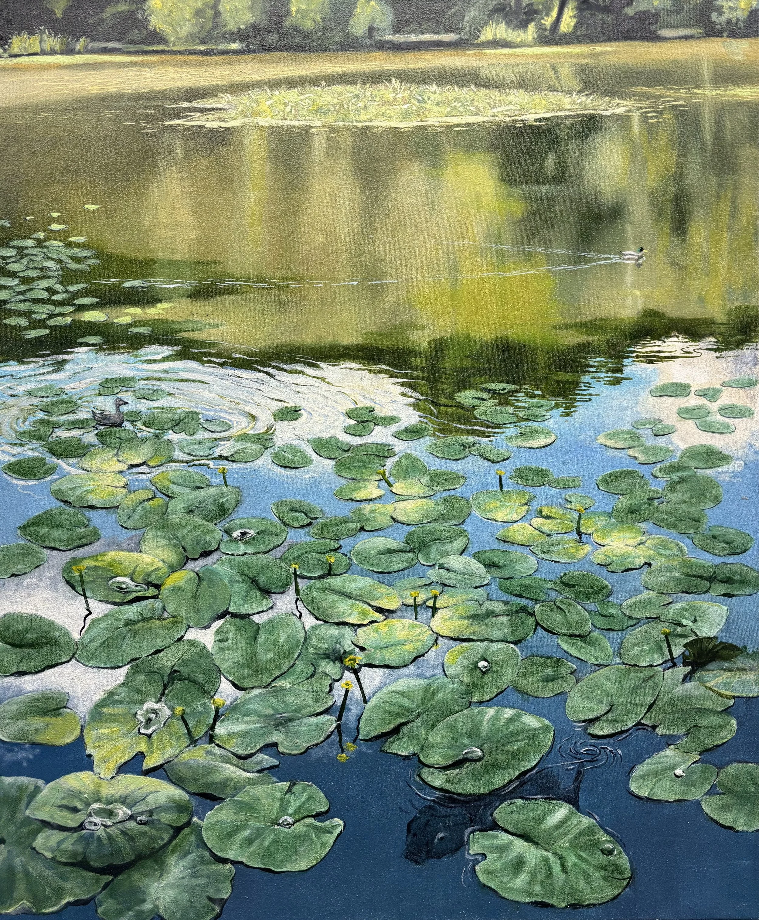 "Gone Fishing Too" 91x76cm / 30x36in £1950