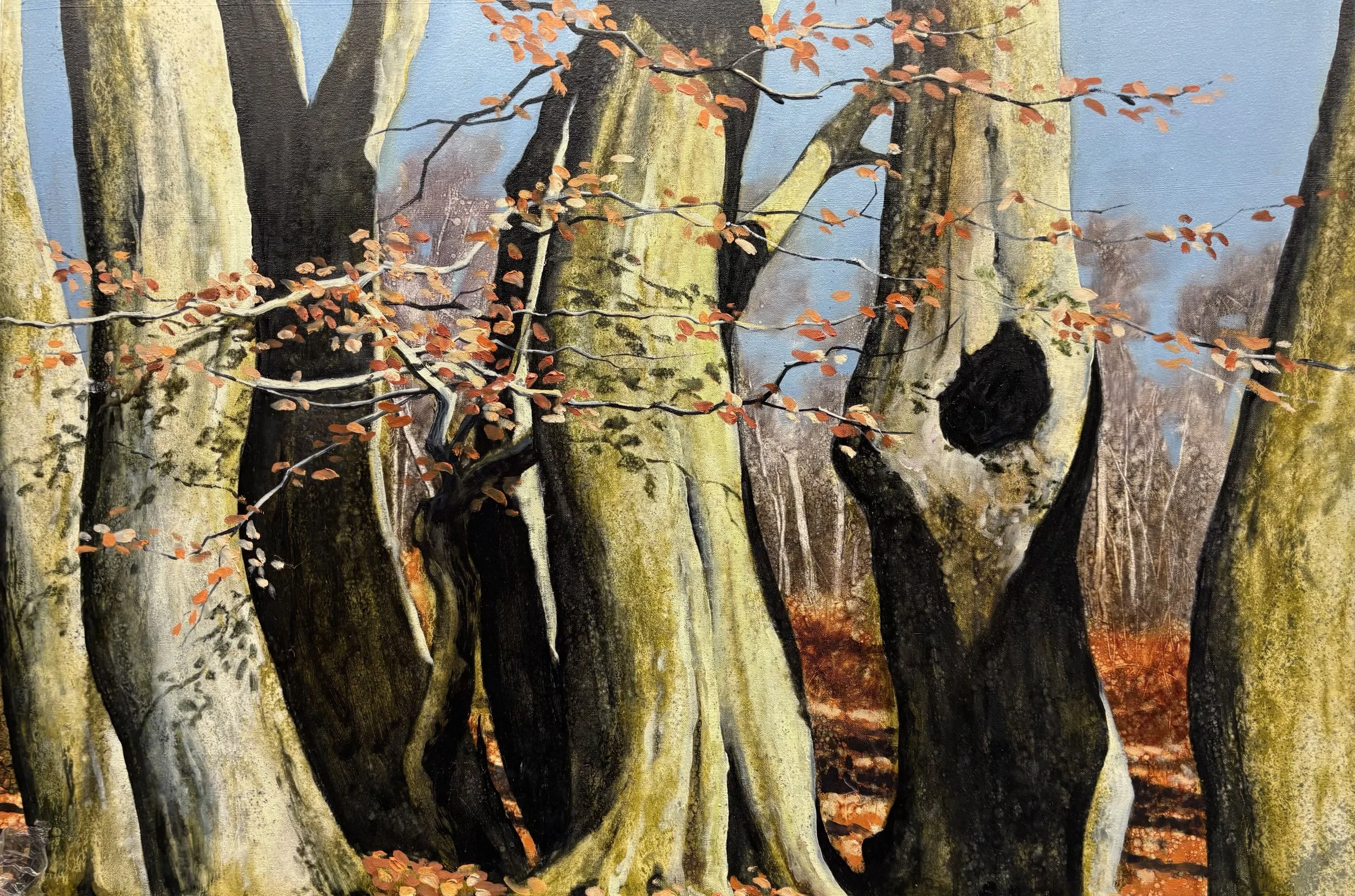 "Last of the leaves", Epping Forest 61x91cm / 24x36in £1800