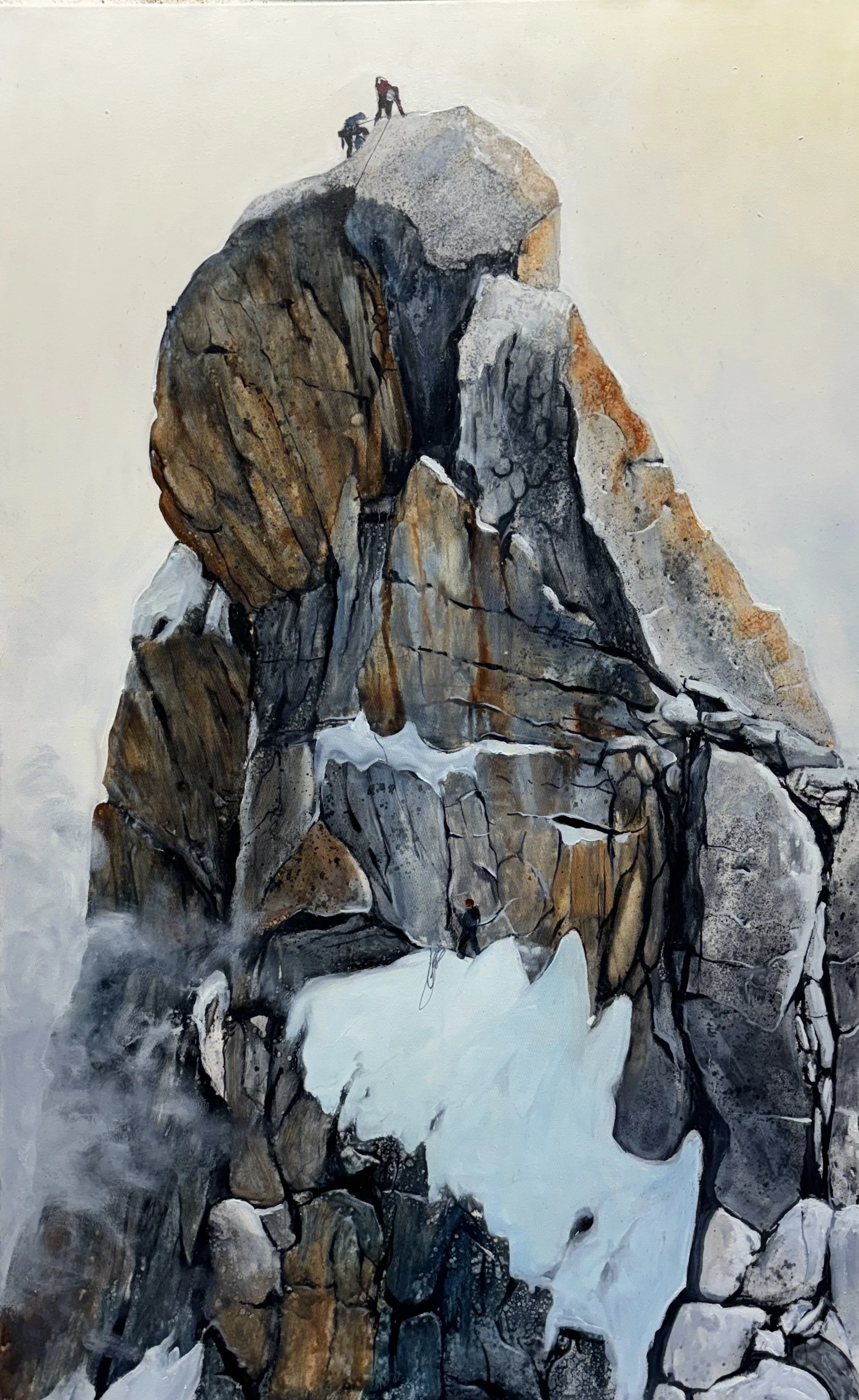 "Summit", near Mont Blanc 123x77cm / 48x30in £2750