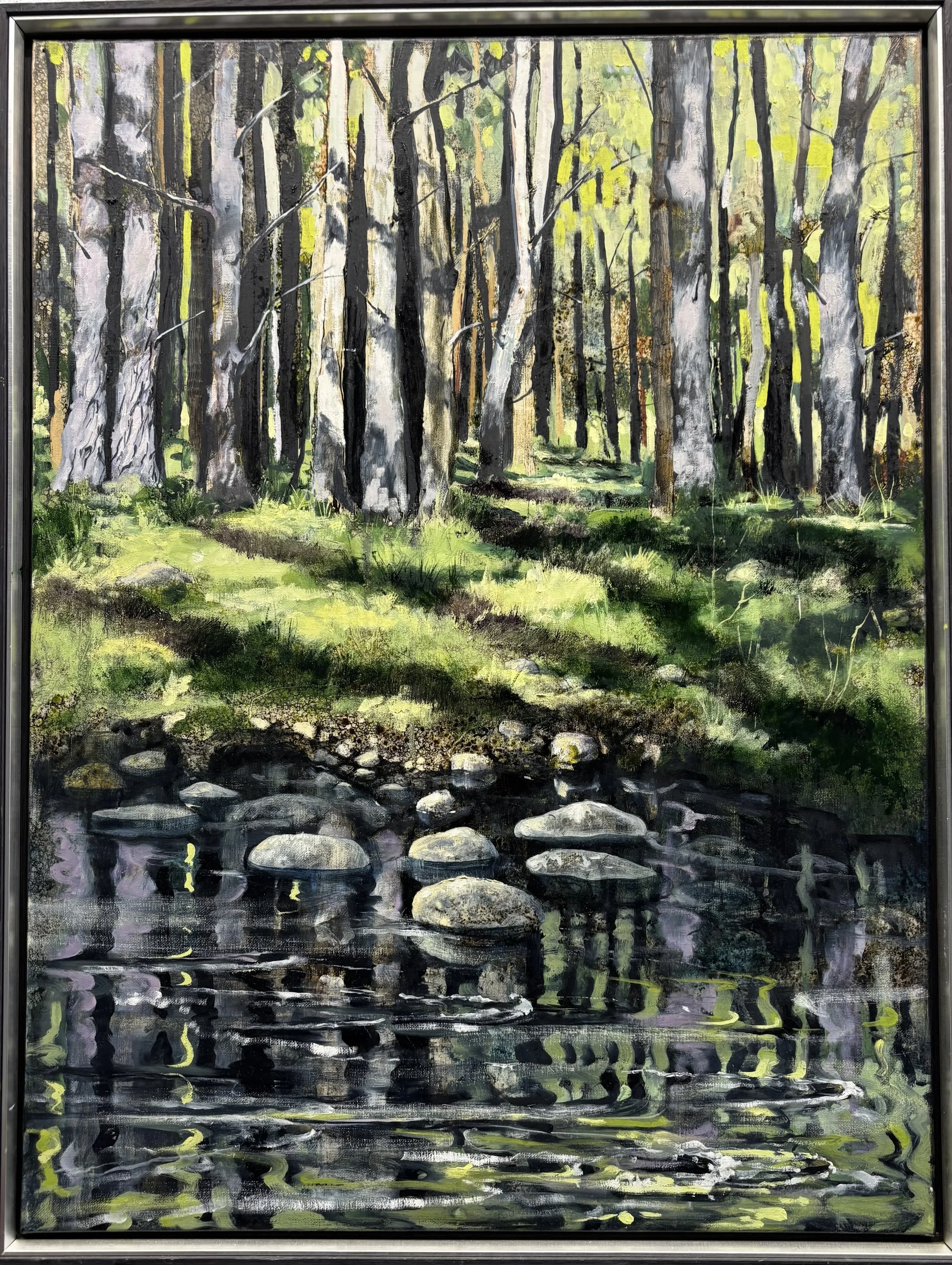 "And there in a wood..." 84x64cm / 33x25in (framed) £1250