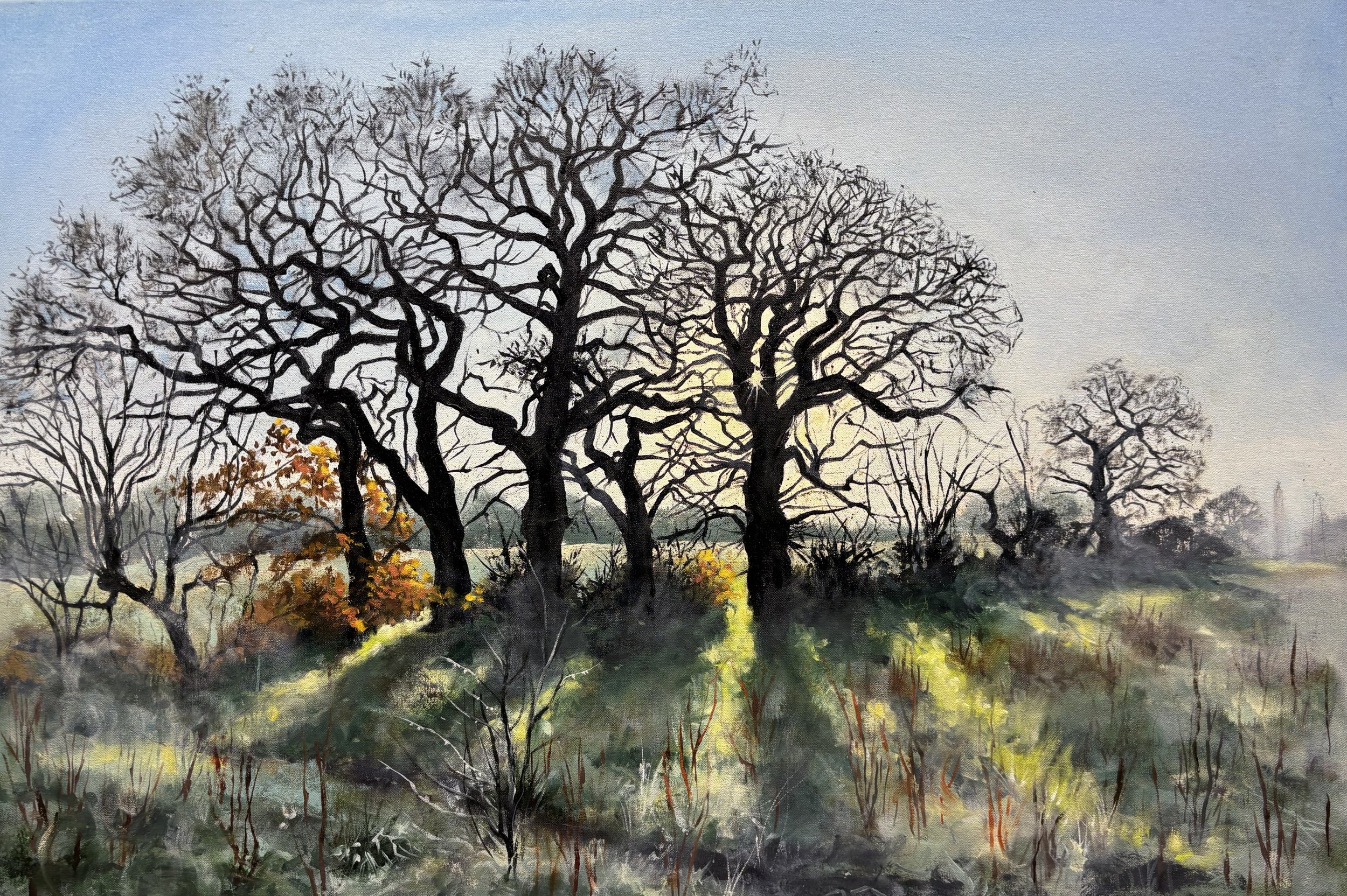 "Clearing Mist", London Loop 61x91cm / 24x36in £1800