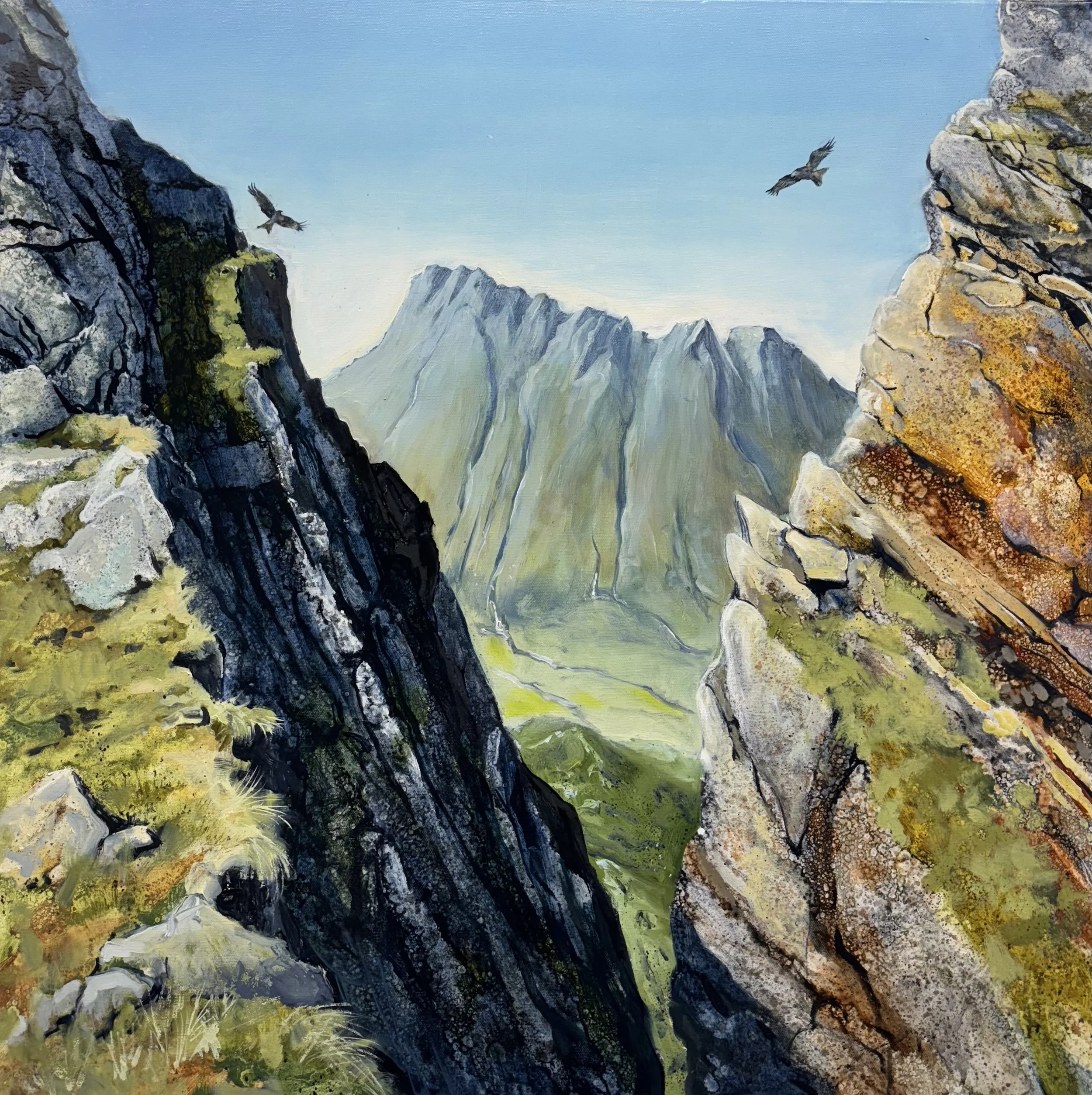 "Cleft" Ullapool/Achiltibuie 76x76cm / 30x30in £1550