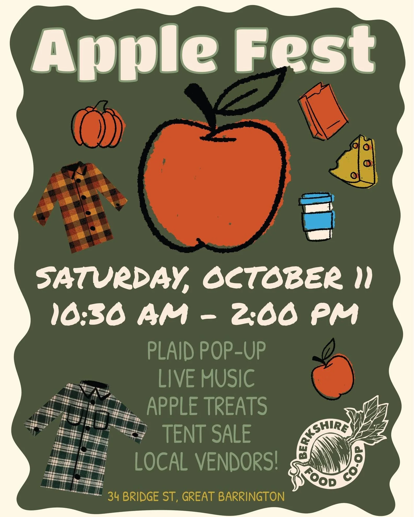 Join us on the patio for our first ever Apple Fest!!