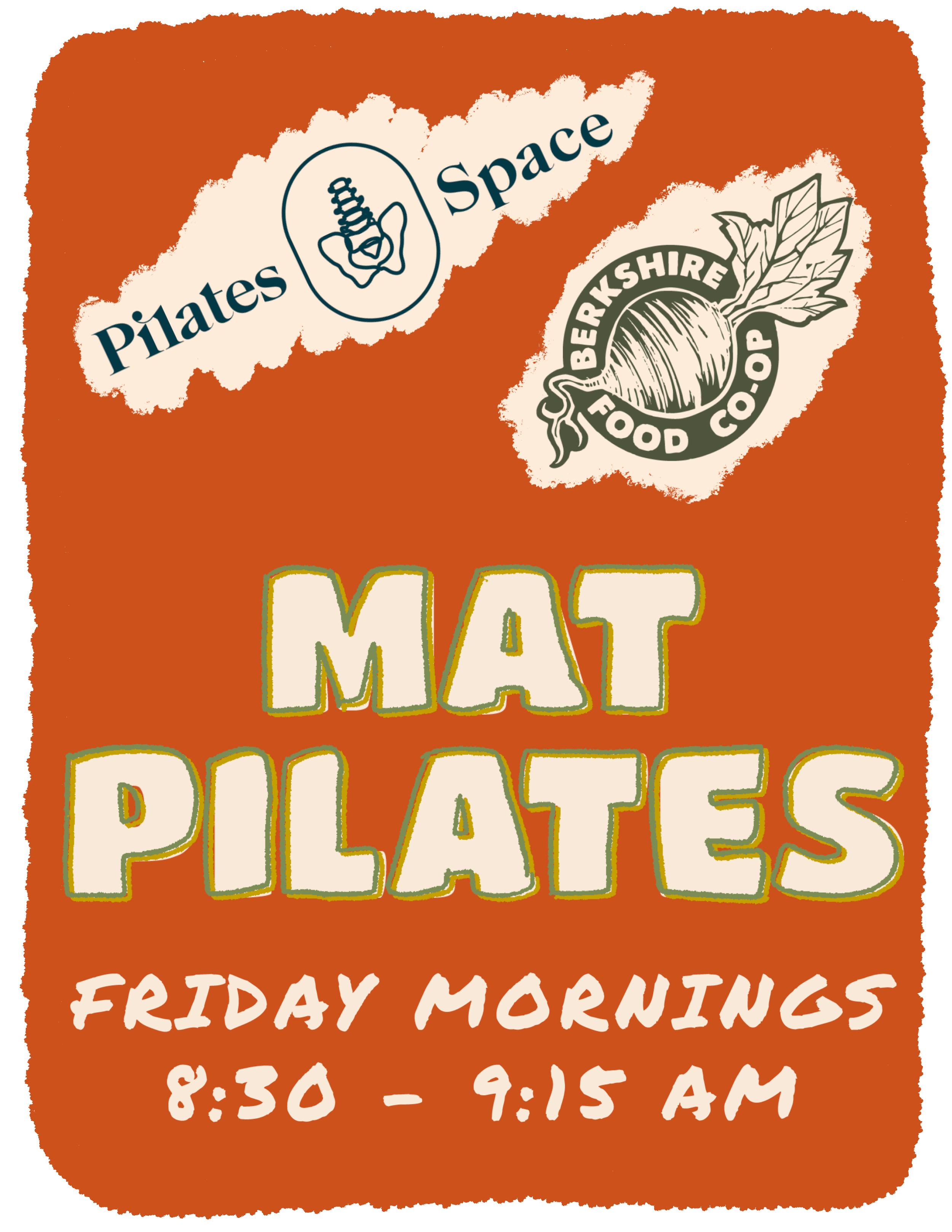 Friday Mat Pilates in the pop up! 