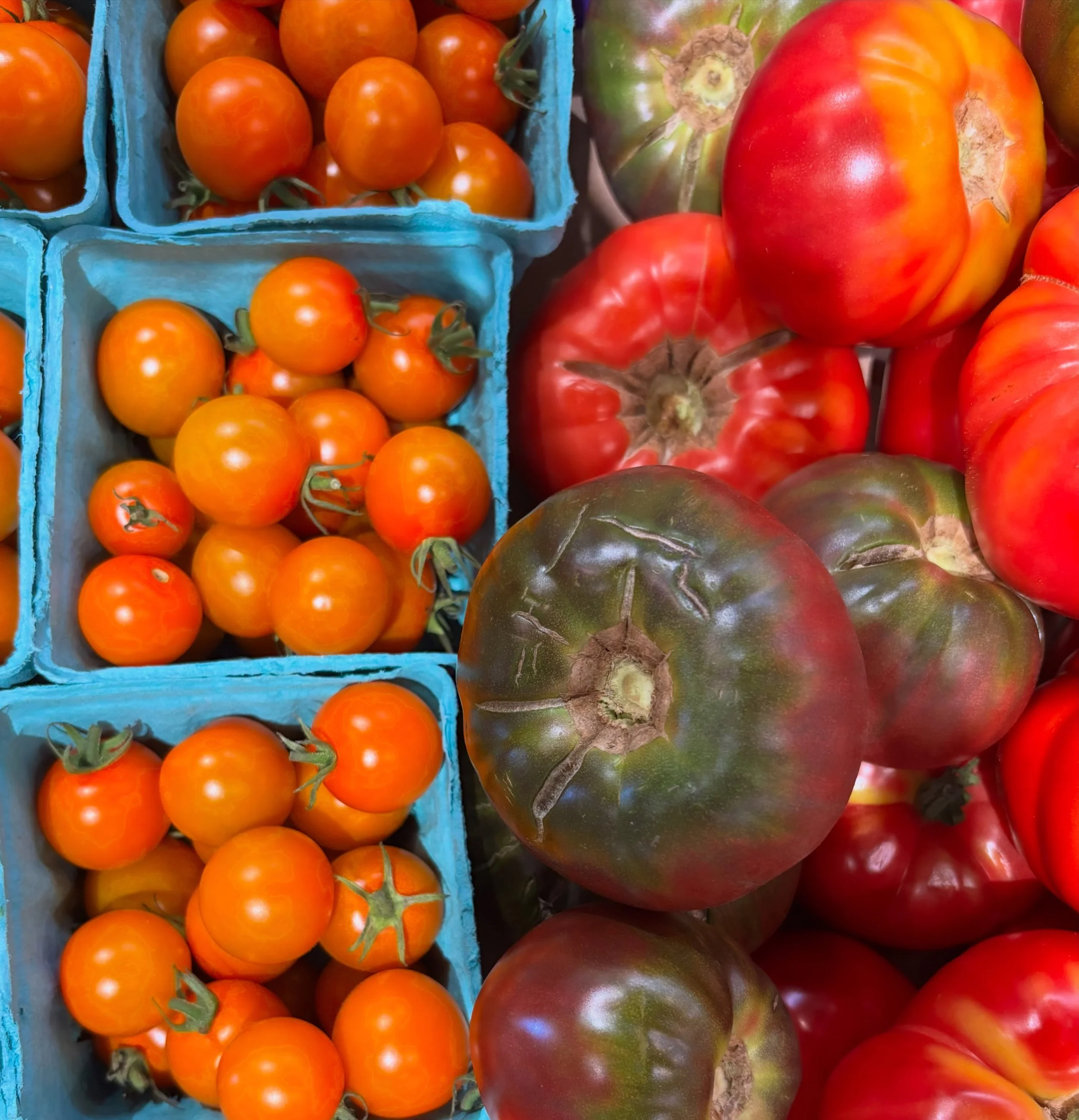 Fresh picks, sweet bites, and produce that&rsquo;s calling your name 🍅🫐🥭🥬🧡✨😍